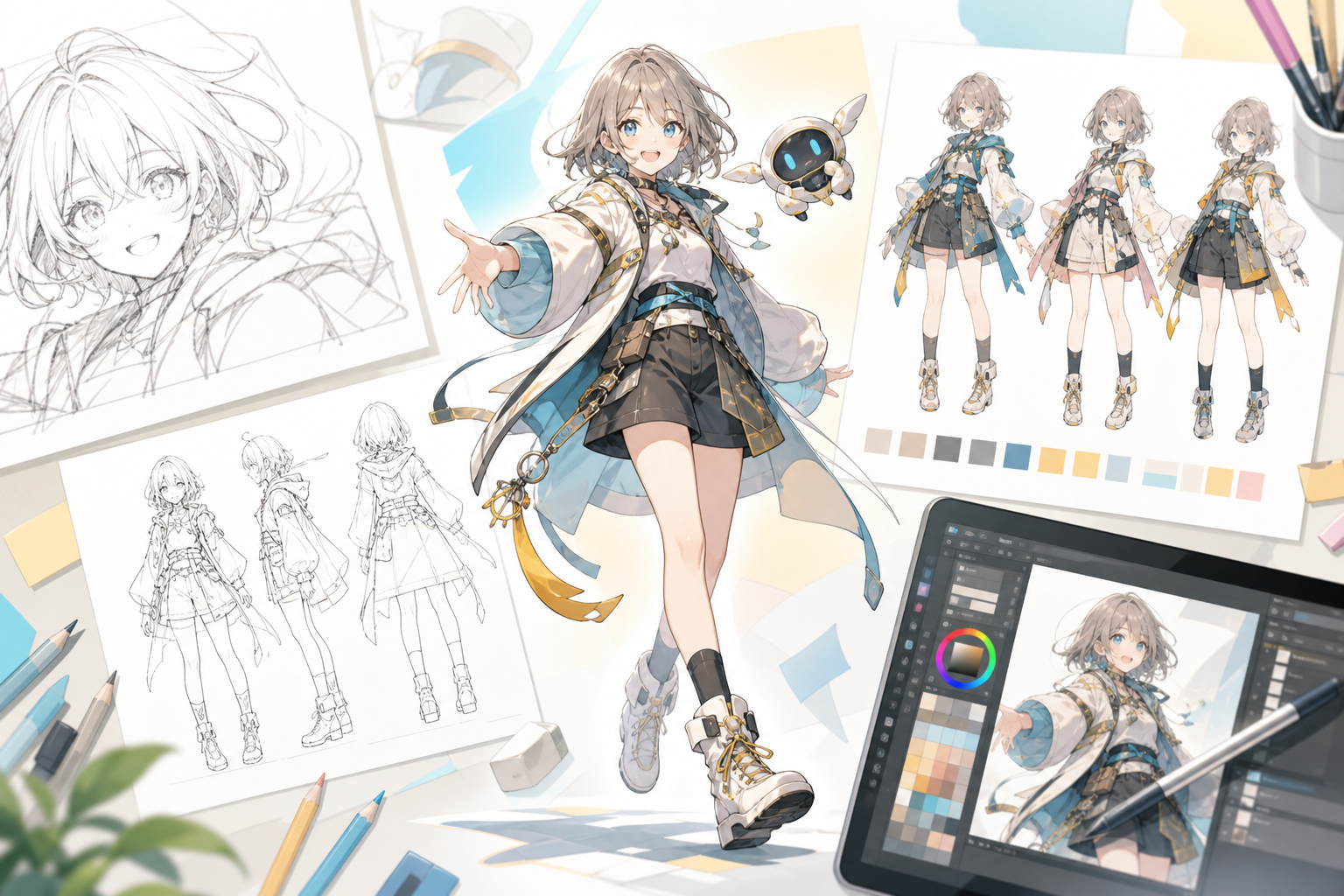 【3分でわかる】キャラクターデザインとは|意味・仕事・始め方を解説
