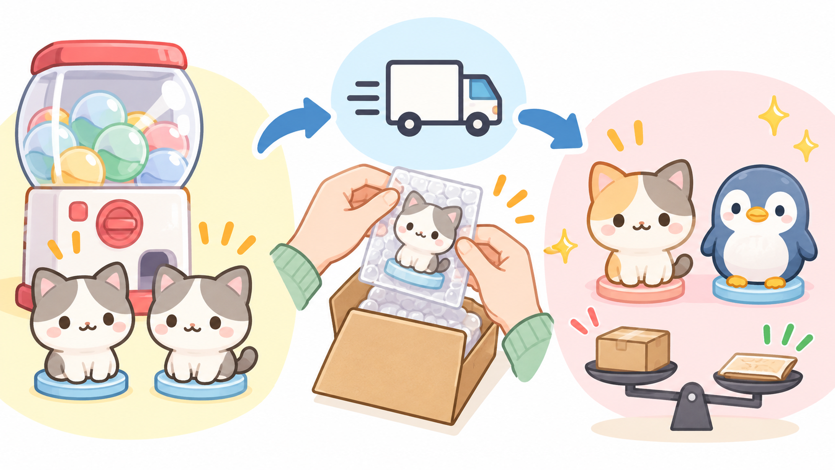 そもそもガチャのダブり交換とは？お店で交換はできる？