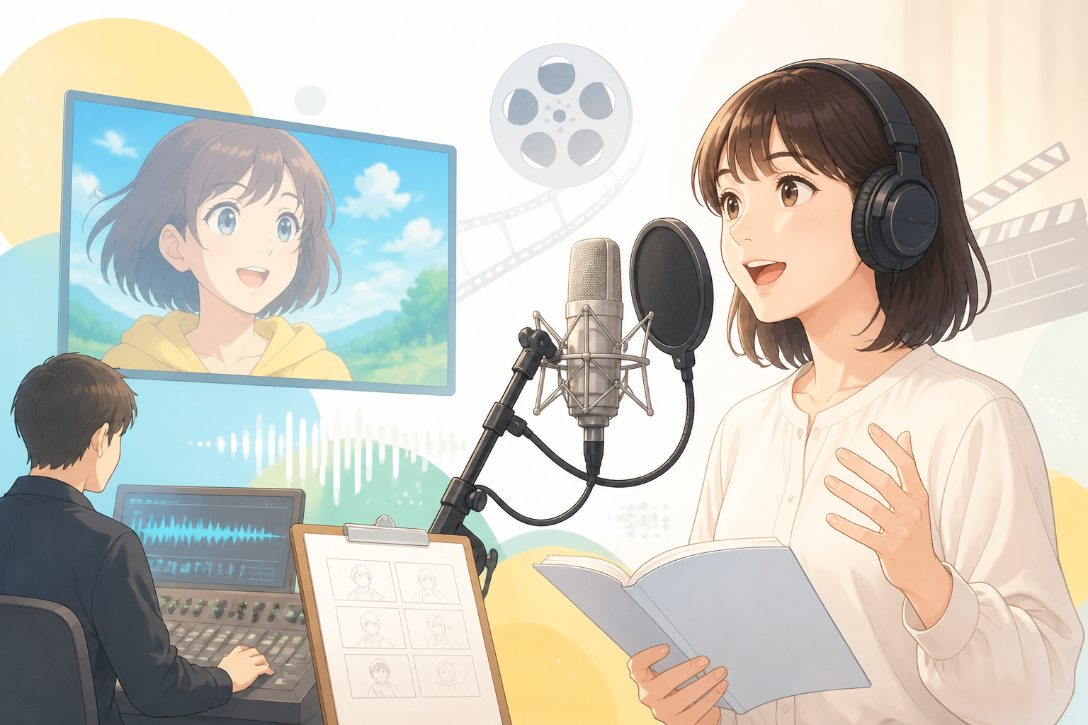 【3分でわかる】アフレコとは？意味・アテレコとの違いと収録のやり方まで完全解説