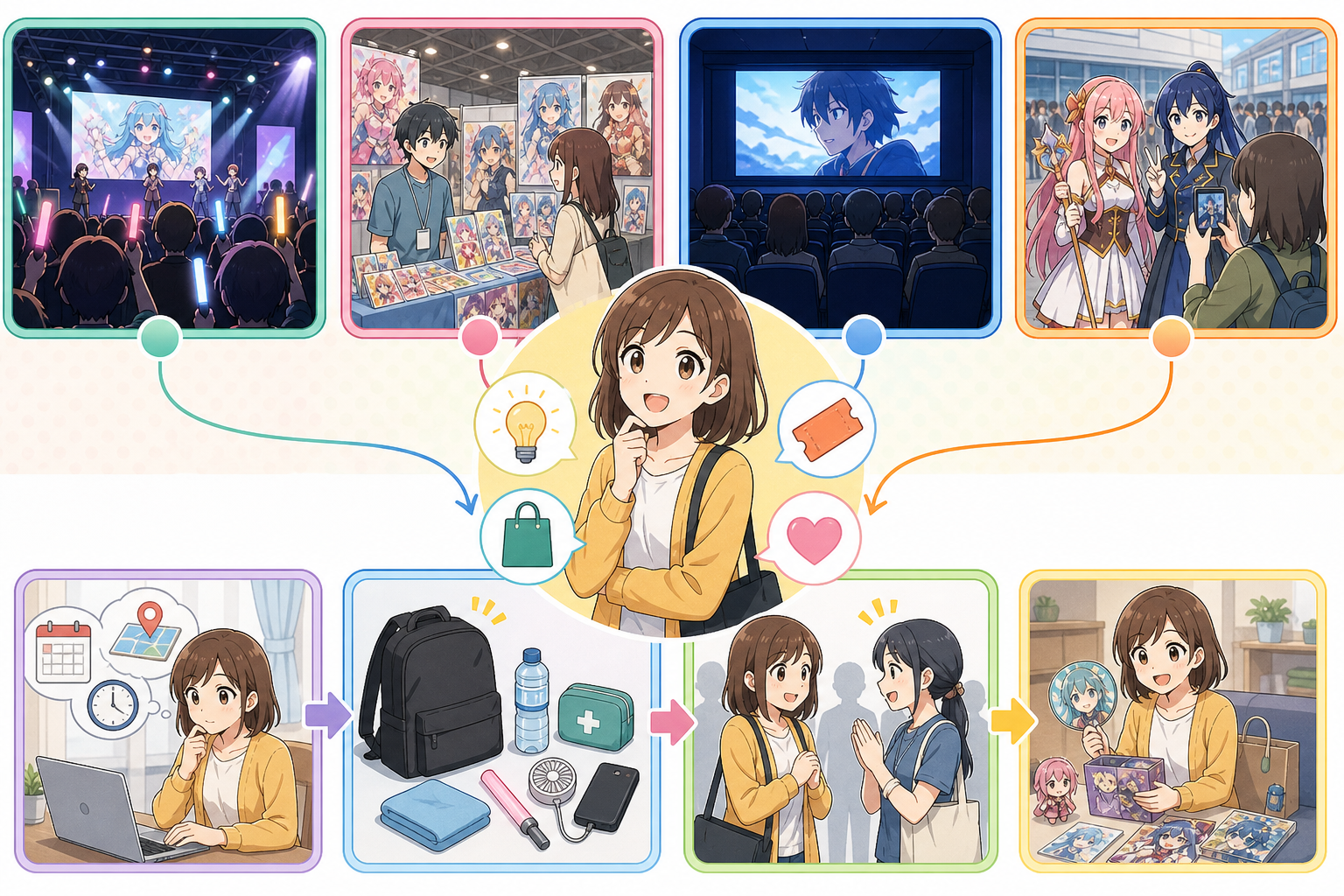 アニメイベントの仕組みをもう少し詳しく