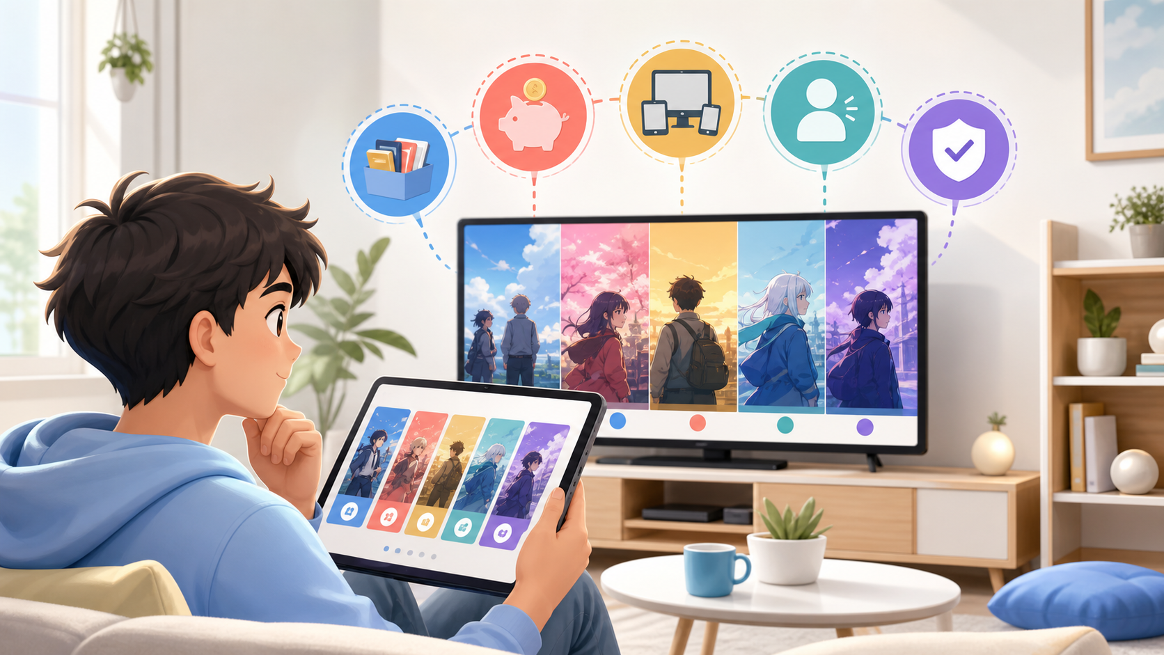 アニメ配信サービスの選び方｜初心者も月550円で見極める5基準