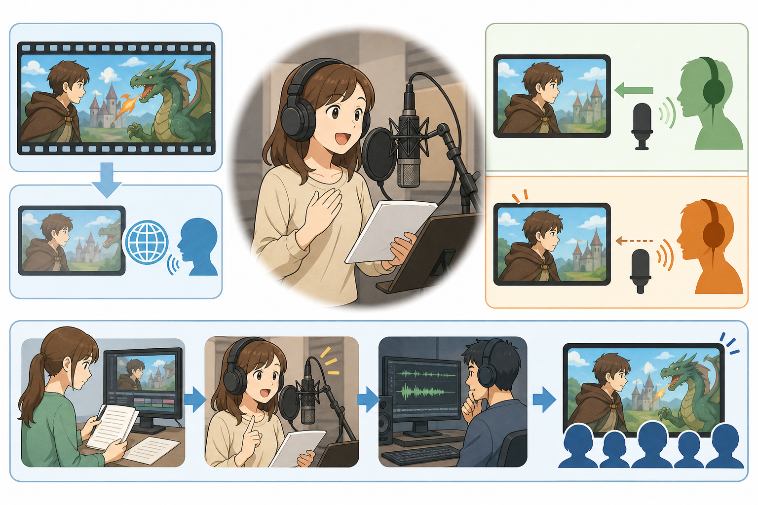 仕組みをもう少し詳しく:映像と音声を分けて作る理由