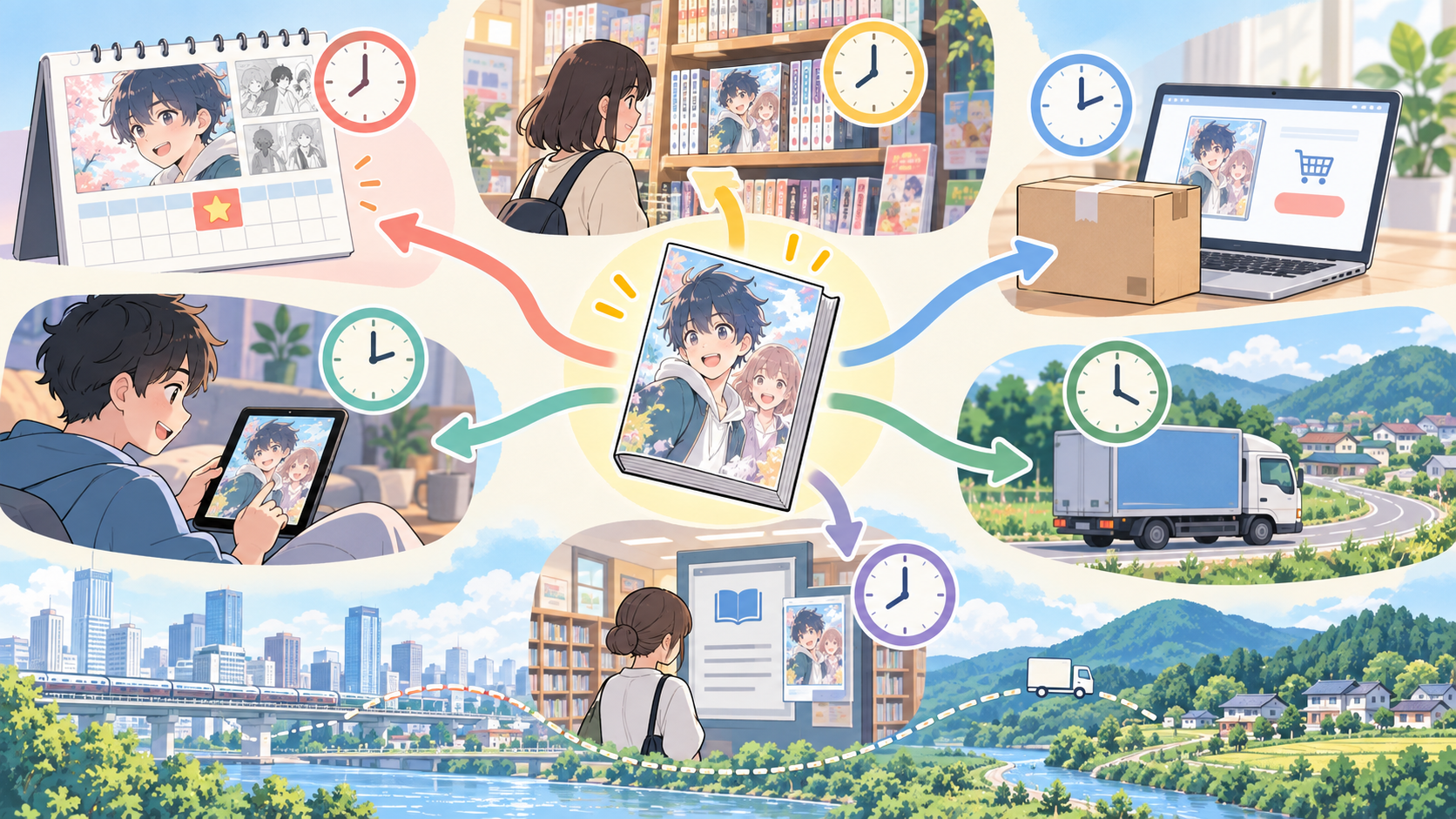そもそも漫画の「発売日」とは？公式の日と読める日のちがい