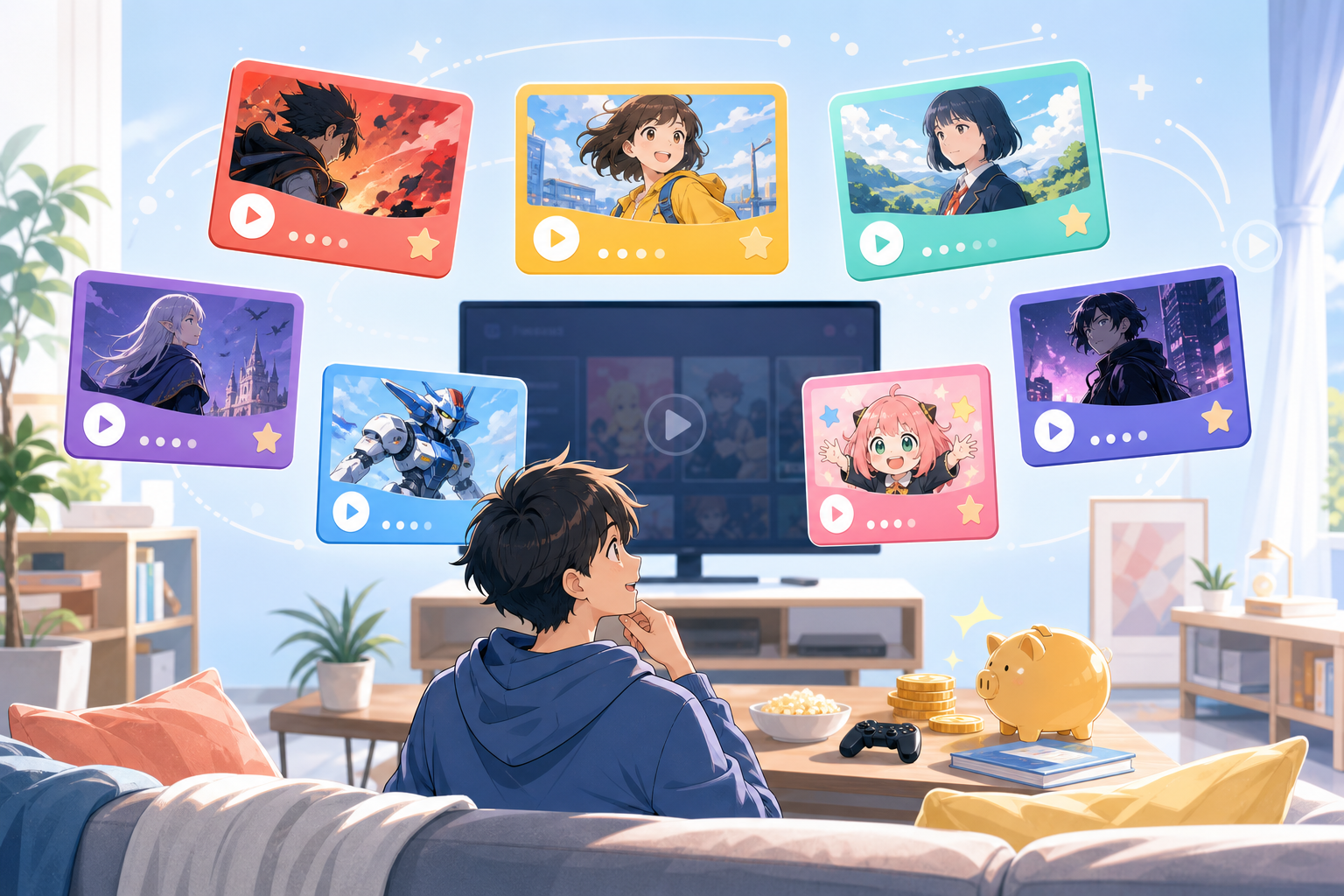 アニメ見放題サブスク比較|月550円から選ぶ7社の正解はどれ?