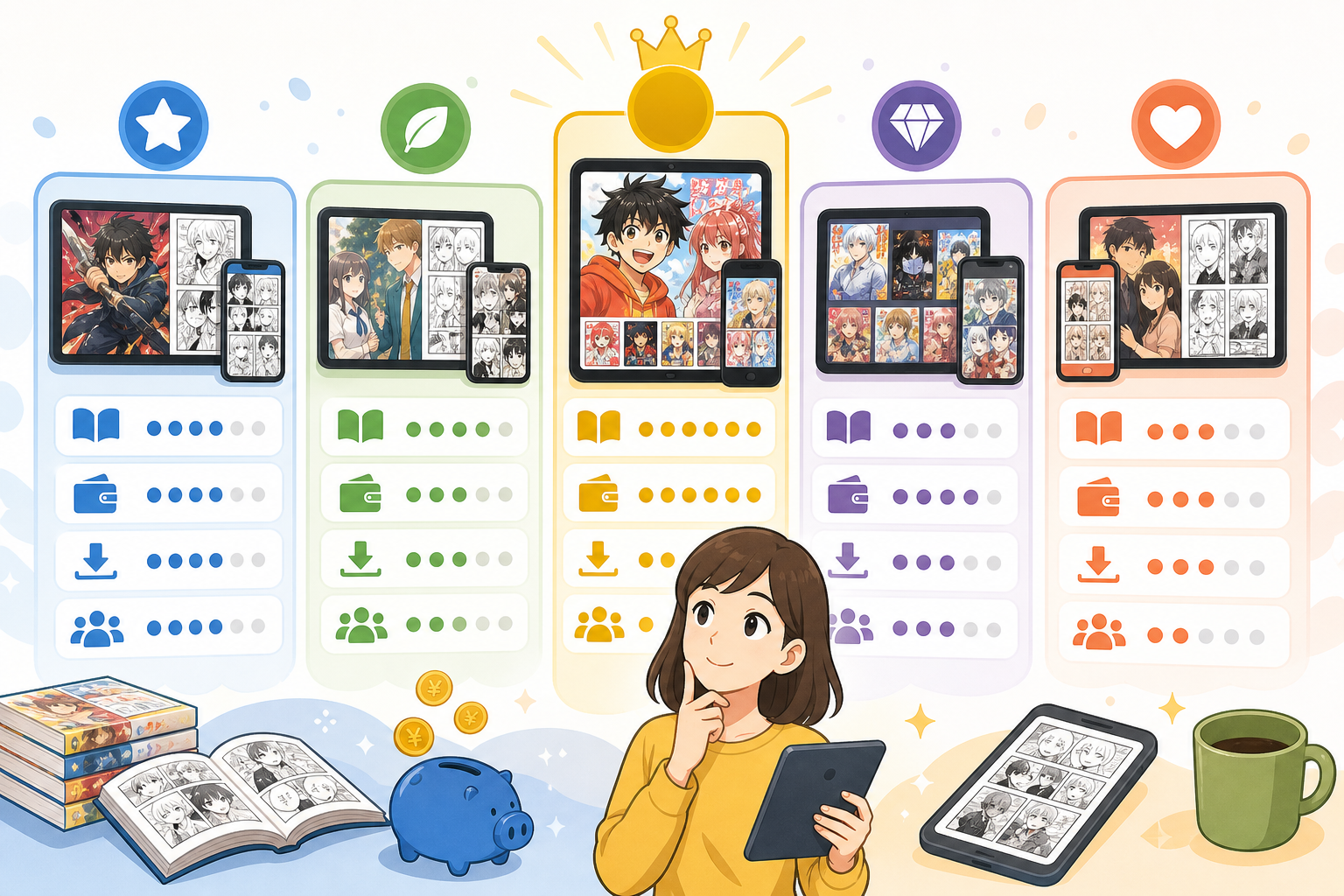 そもそも電子書籍の漫画読み放題とは(基礎知識)