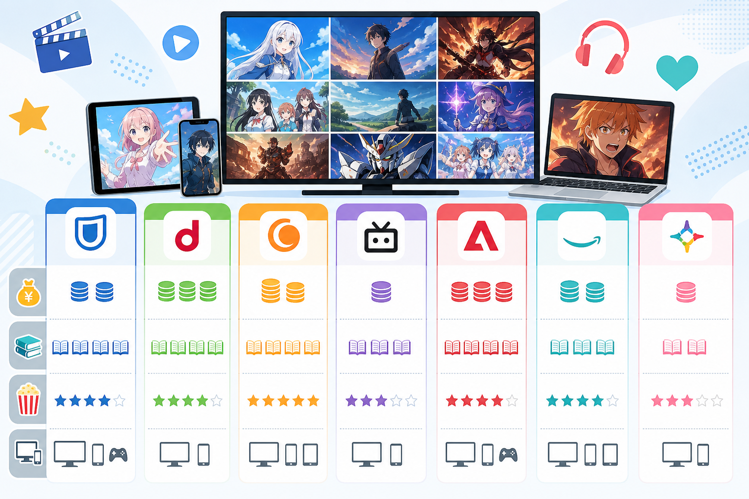 そもそもアニメ配信サービスとは?基礎知識をやさしく解説