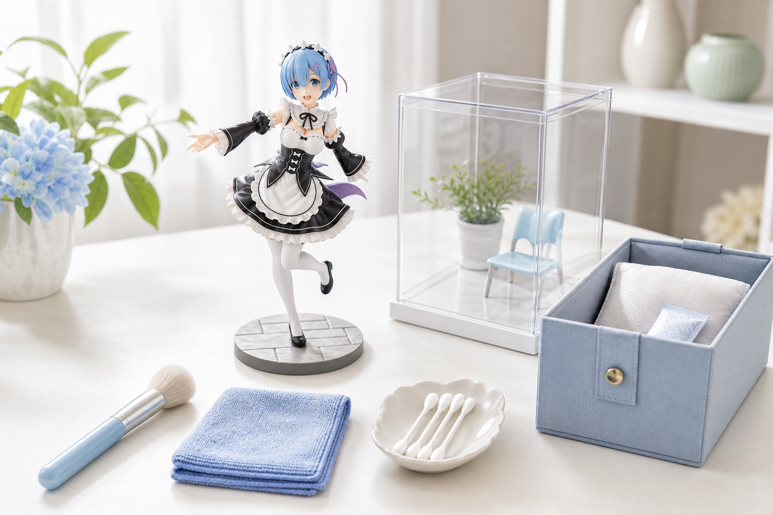 フィギュア手入れ方法5ステップ｜初心者も失敗しないホコリ・黄ばみ対策