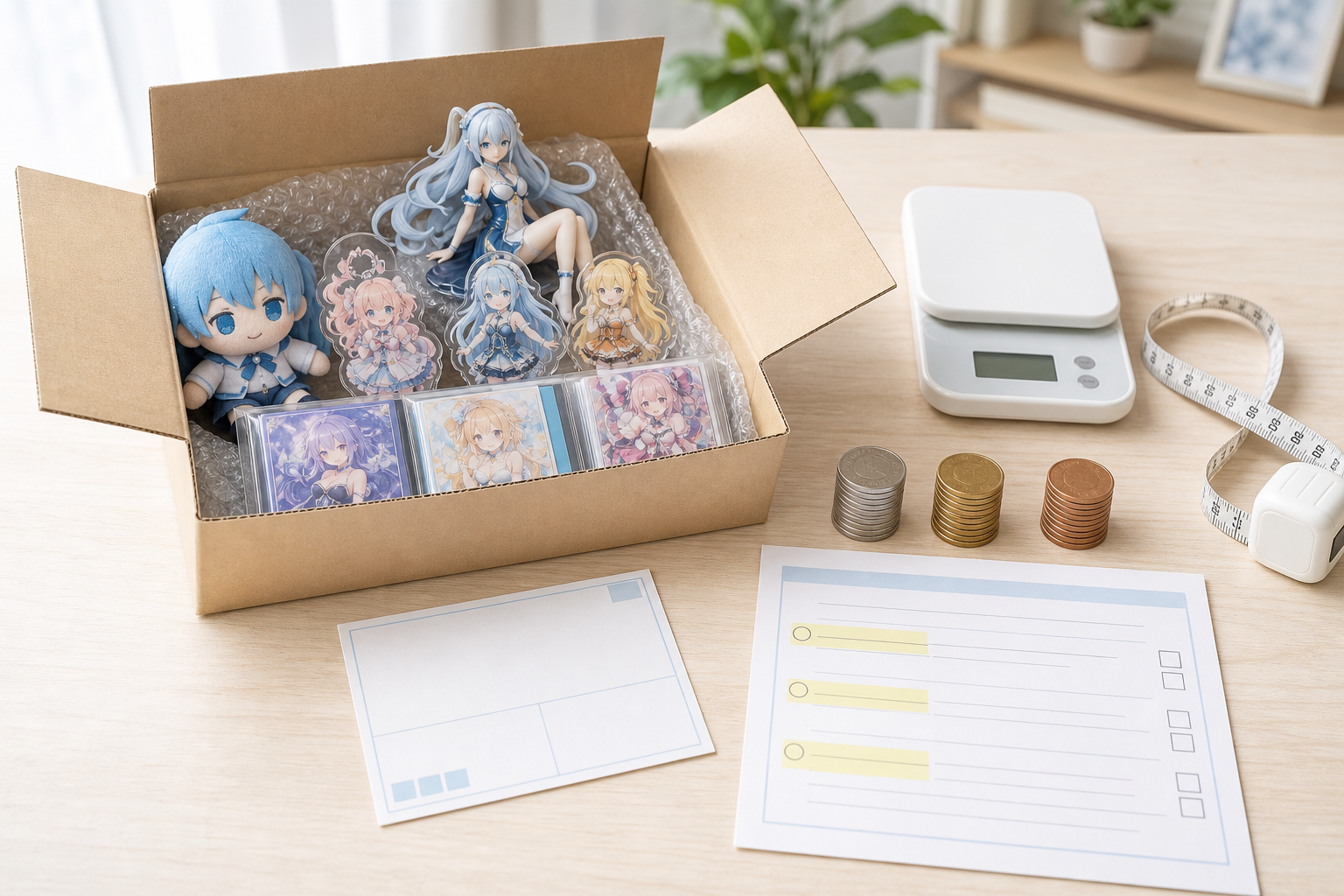 アニメグッズ買取のコツ｜送る前に赤字を防ぐ3つの数字と条文