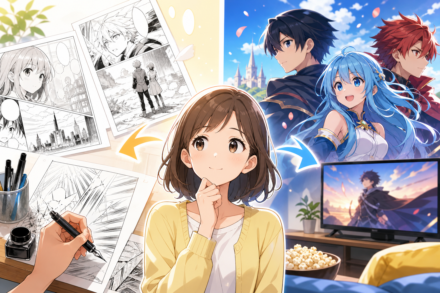 漫画原作とアニメの違いとは｜後悔しない見る順番と楽しみ方ガイド
