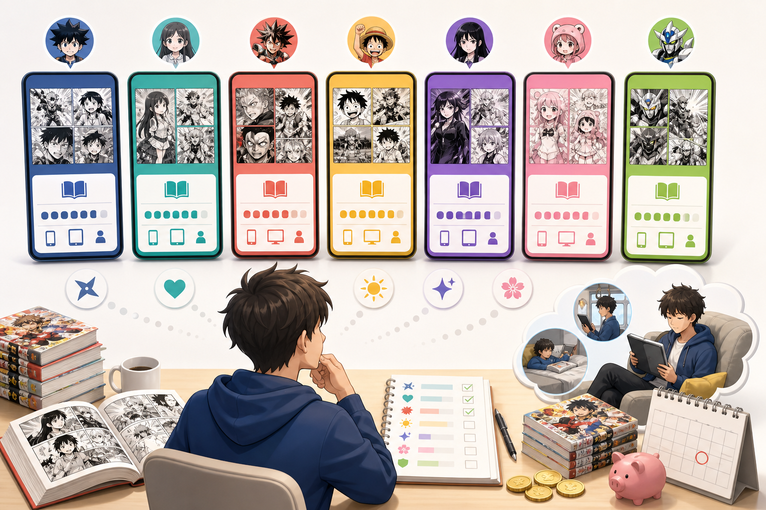 そもそも漫画読み放題サブスクとは?仕組みと3つのタイプ