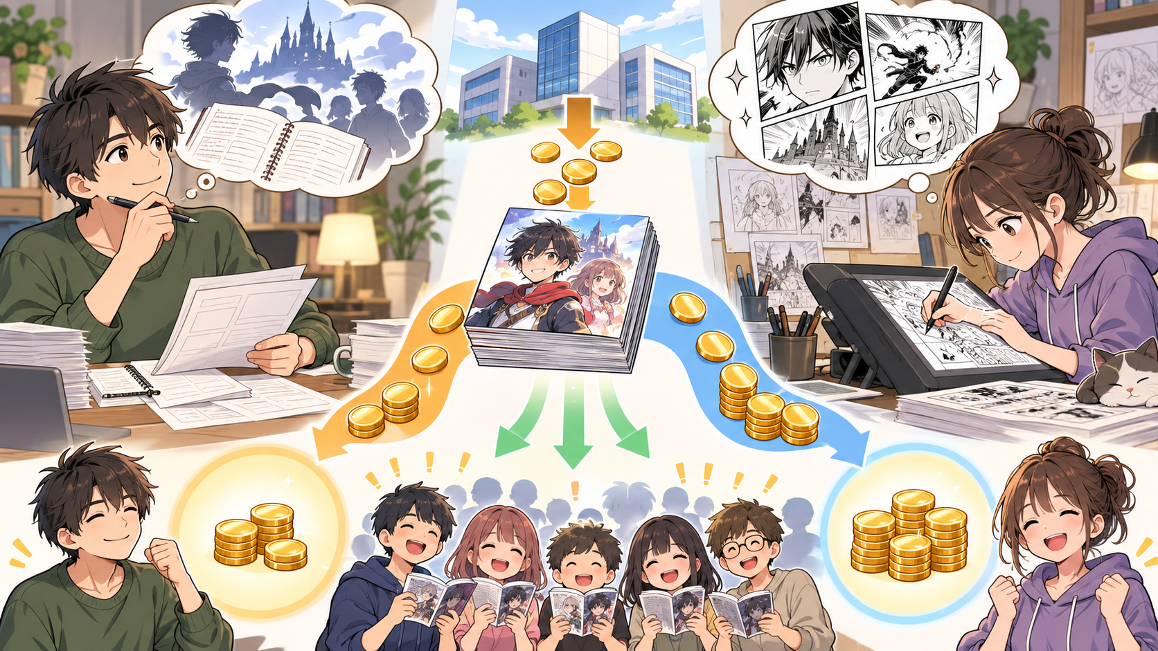 同じ折半でも受取額が変わるのはなぜ？