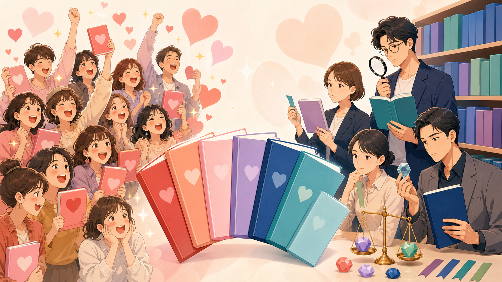 漫画おすすめ恋愛ランキングはなぜサイトごとに違う？4母集団クロス表