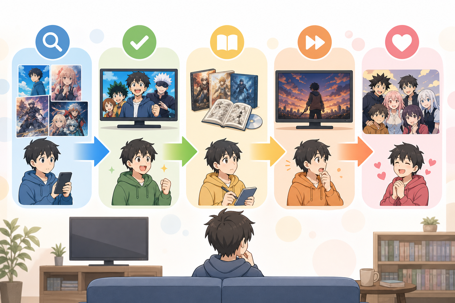 おすすめ5作品の比較一覧表