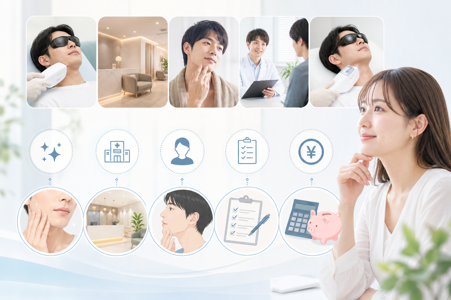 メンズ医療脱毛クリニックおすすめ比較一覧表