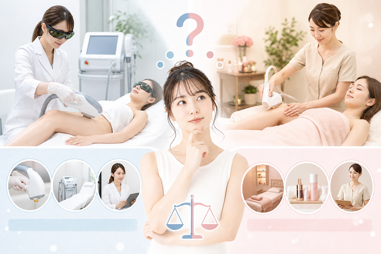 そもそも医療脱毛・エステ脱毛とは(基礎知識)