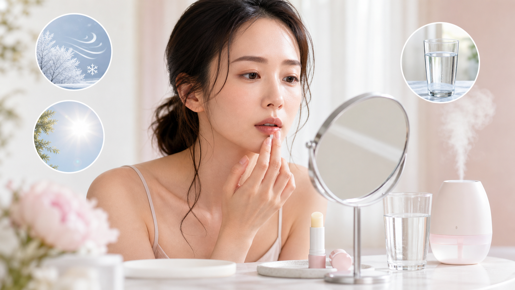 なぜ唇は乾燥しやすいのか?主な原因を深掘り