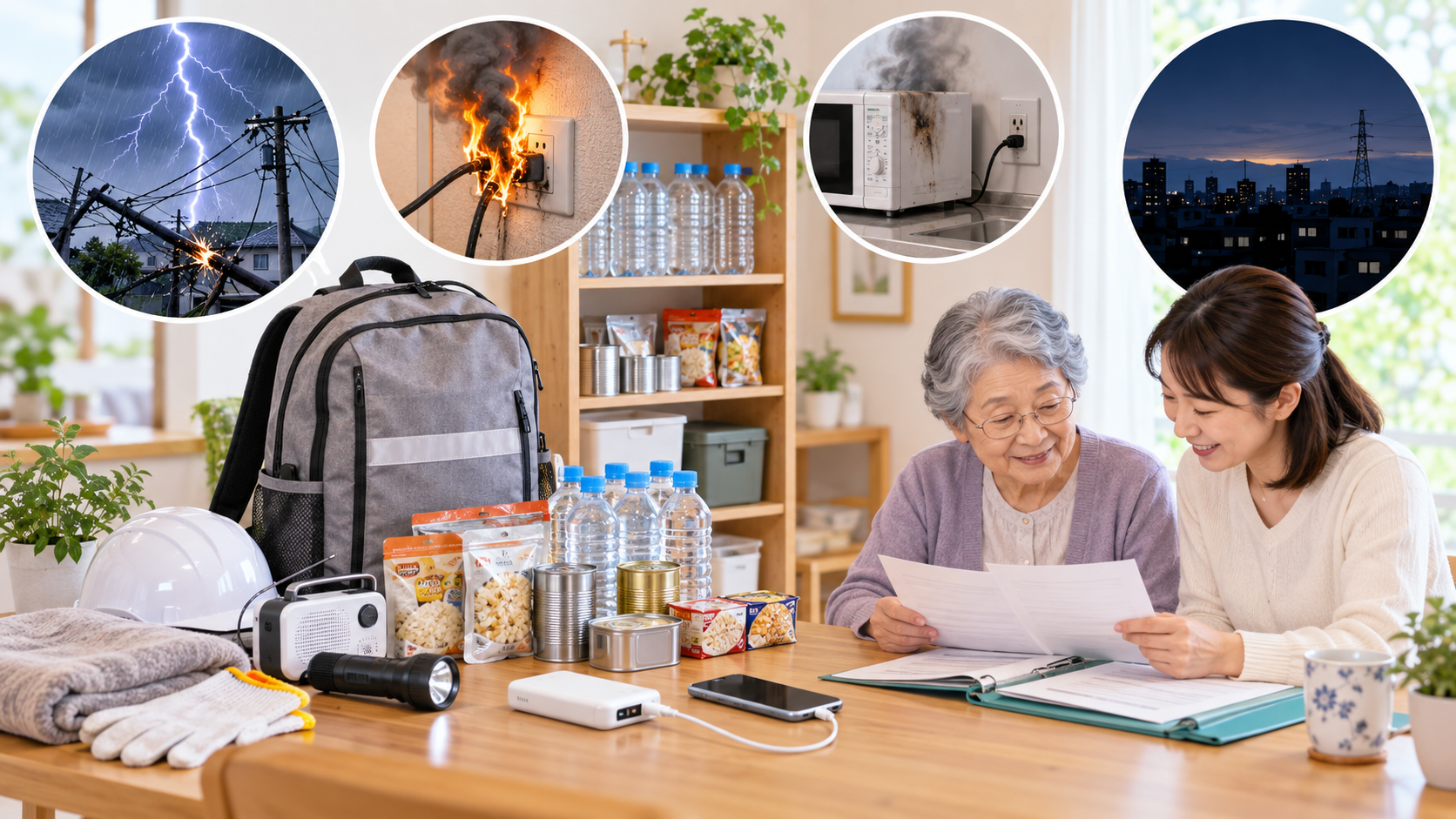 停電の主な原因4つを深掘り：使える『財布』はどれ？