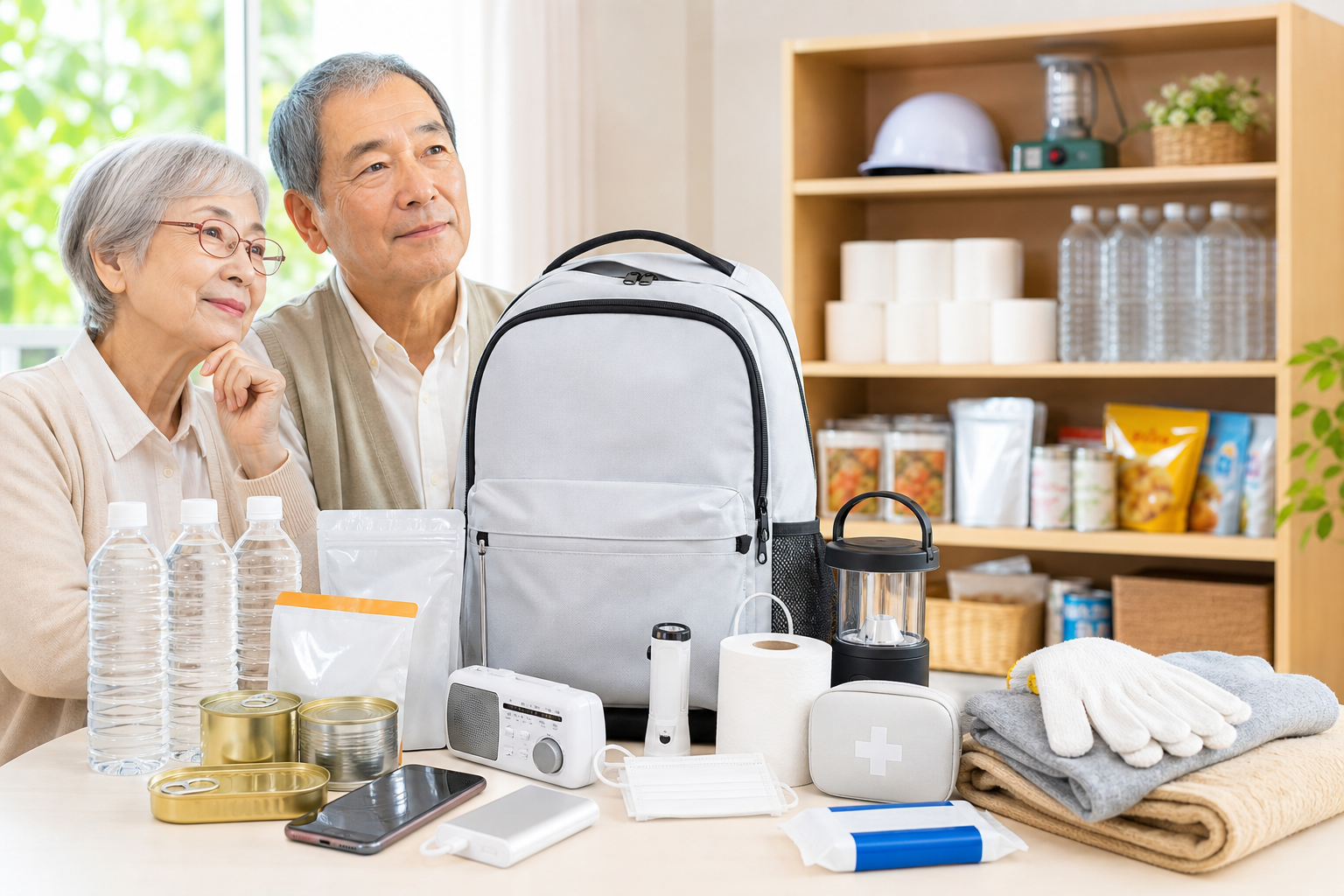 【保存版】高齢者の防災持ち物チェックリスト｜後悔しない15品と注意点