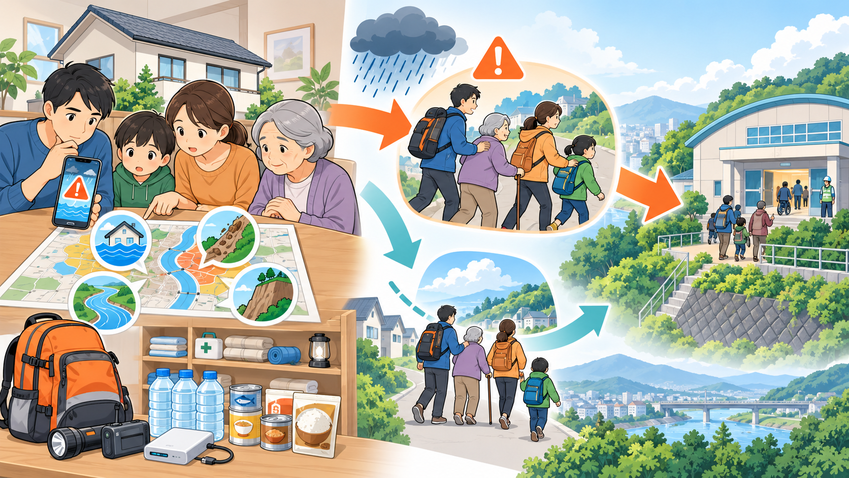危険警報とは？2026年5月からの新しい情報と避難情報の関係