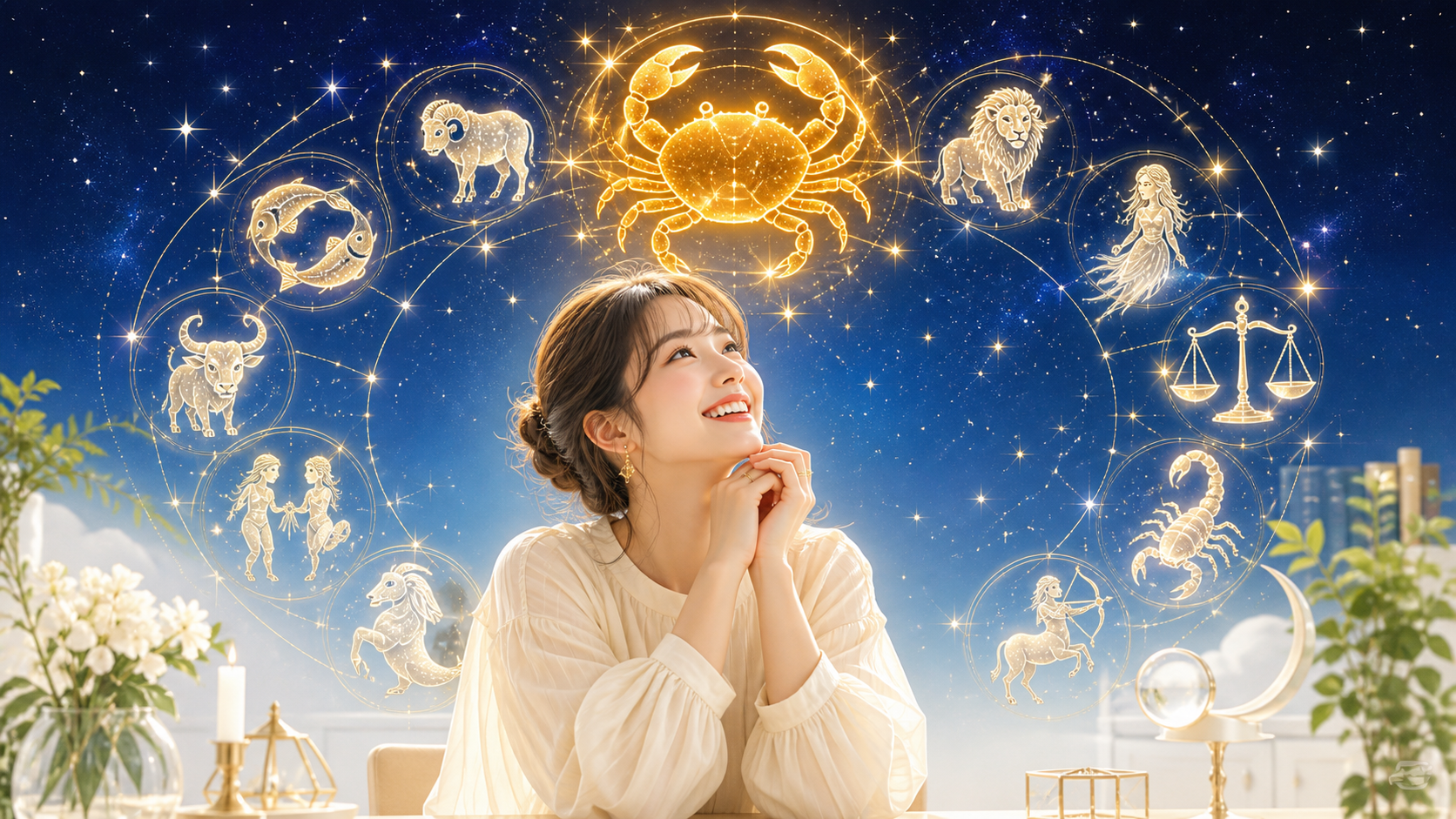 2026年8月22日の占い結果発表!1位は蟹座