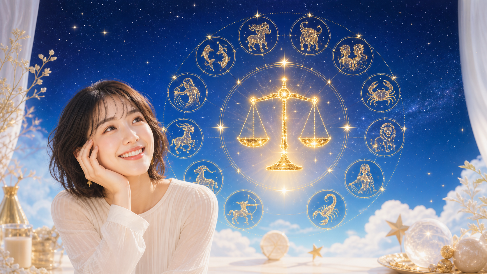 2026年8月31日の占い結果発表!1位は天秤座