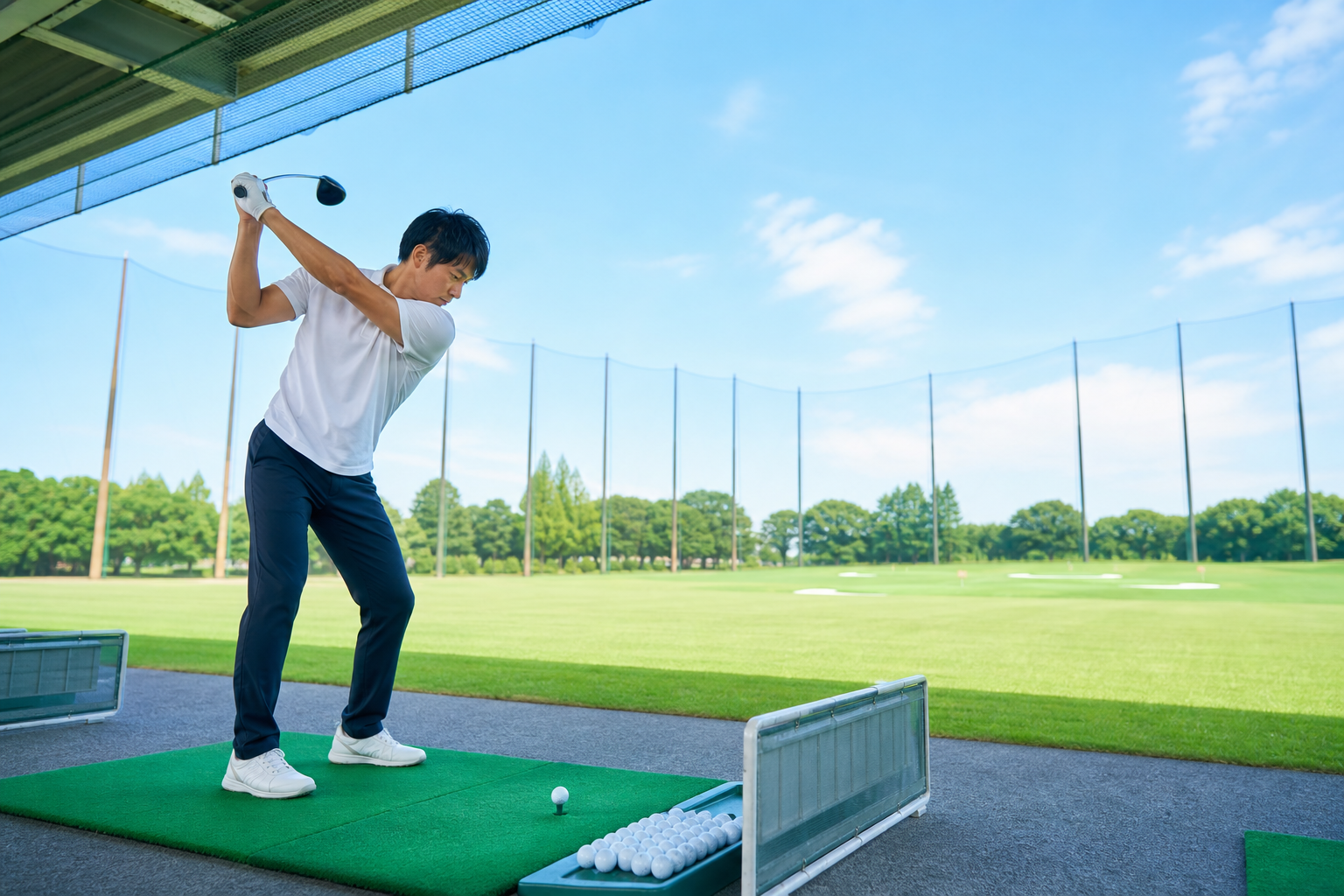 ゴルフ 上達 打ちっぱなし｜50球で伸ばす初心者の練習設計術
