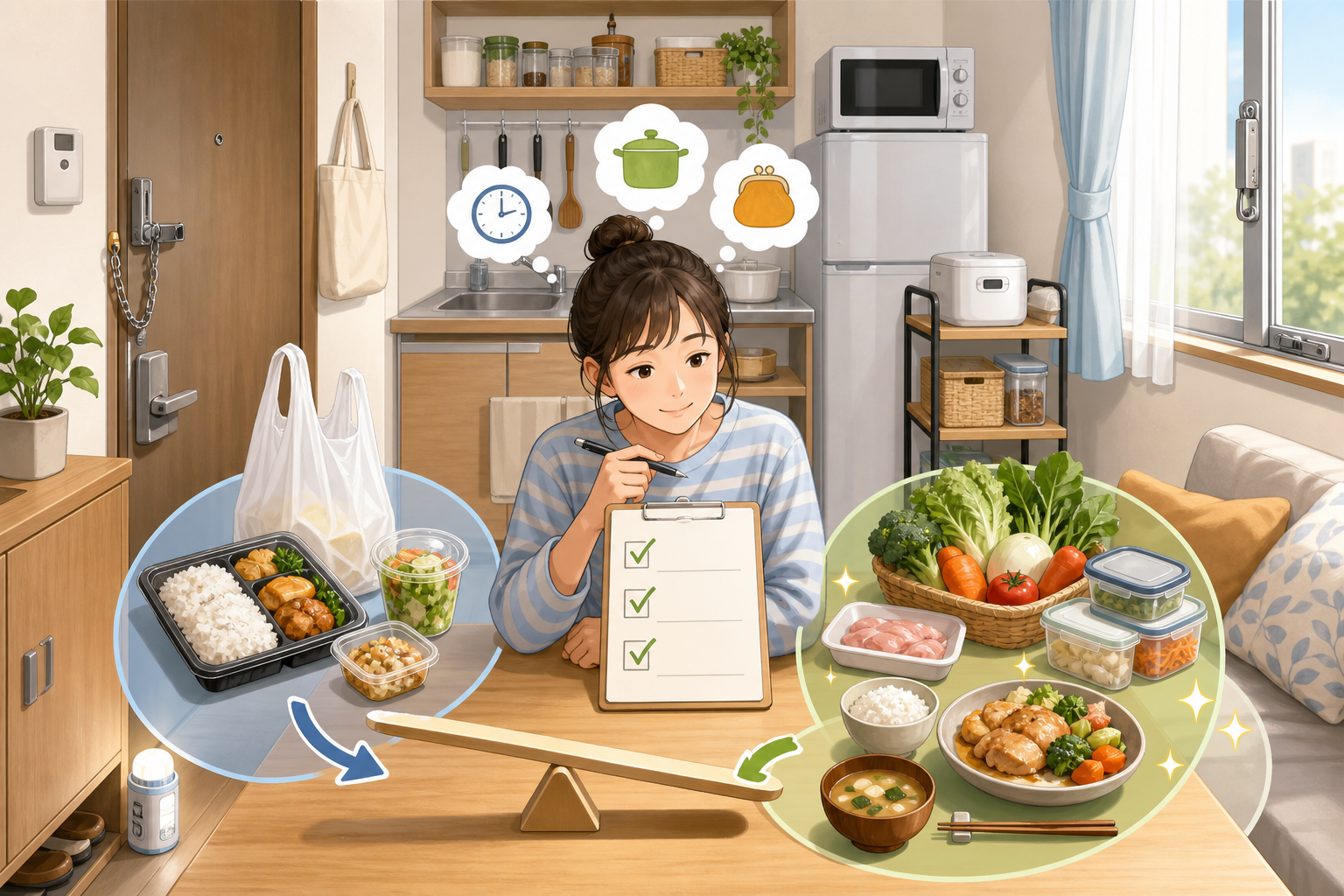 一人暮らしの食費はいくらが目安？平均と目標額