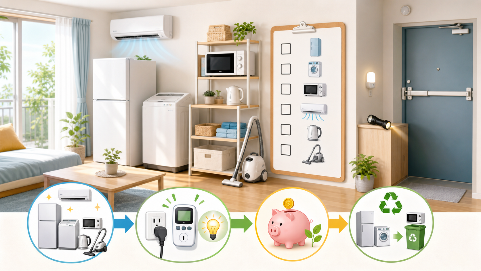 一人暮らし家電セットの本当の費用はいくら？隠れコストの内訳