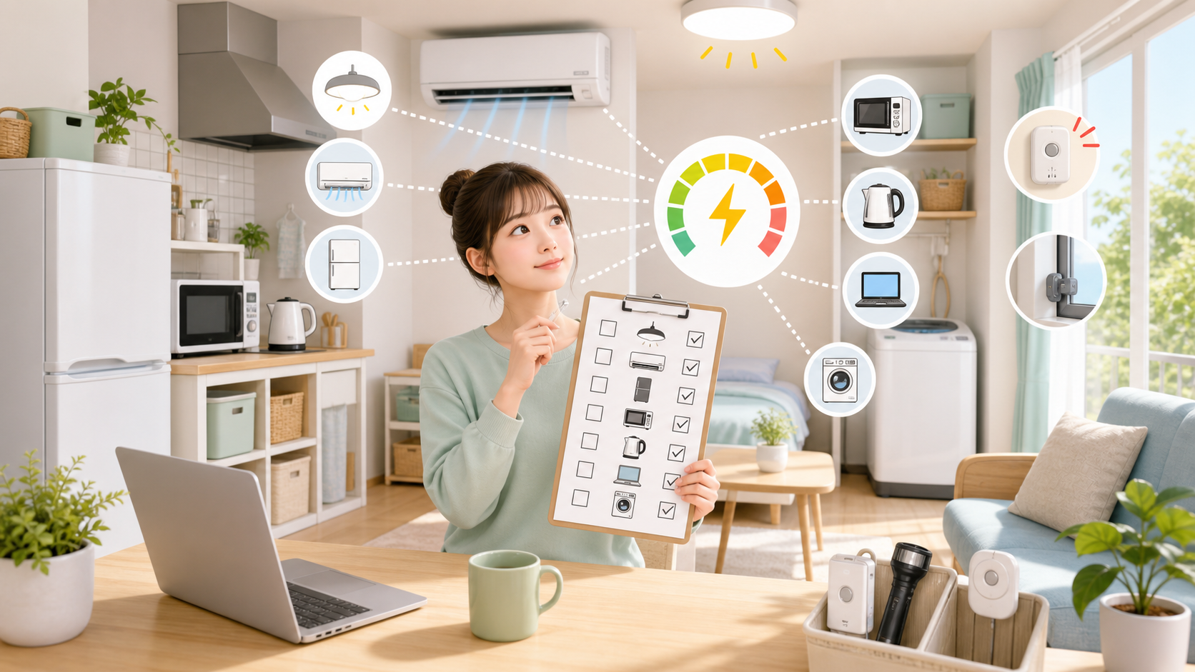 一人暮らし電気代2000円で買える電力量は契約でどう違う？