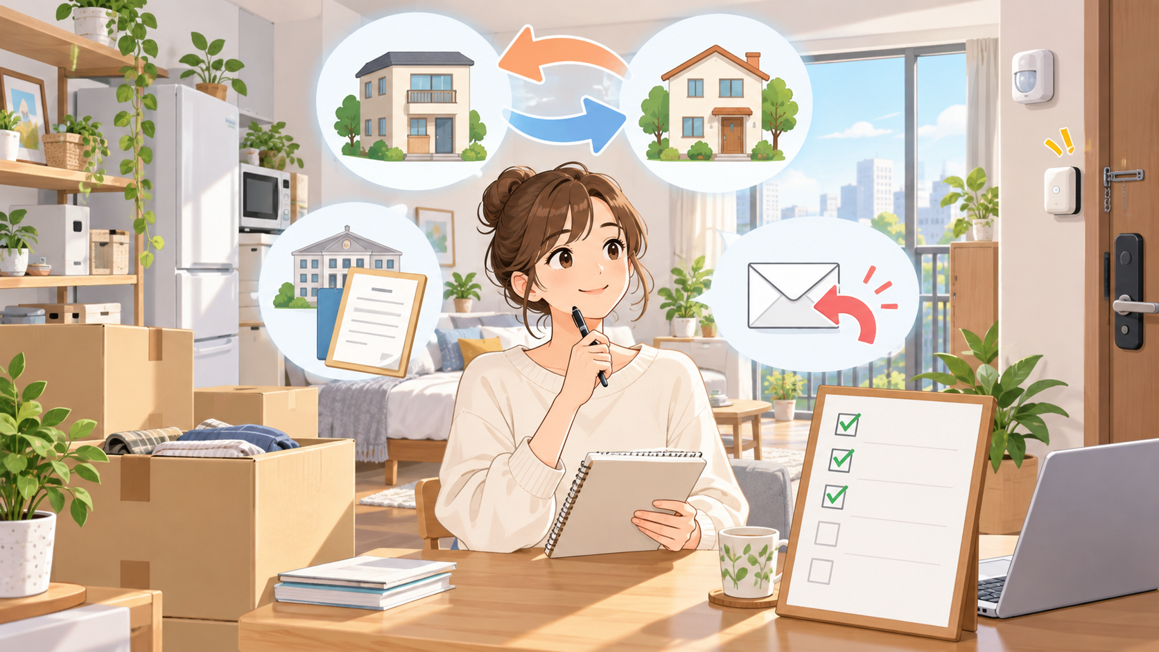 オンラインで出した転出届を取り消すとき
