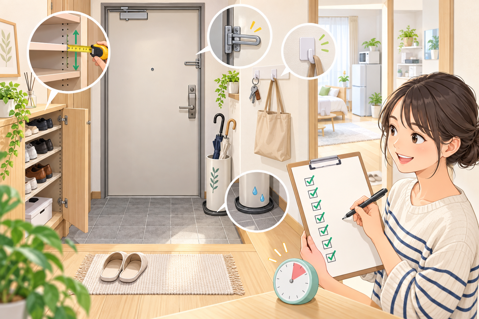 なぜ一人暮らしの玄関はすぐ散らかるのか？原因は靴だけではありません