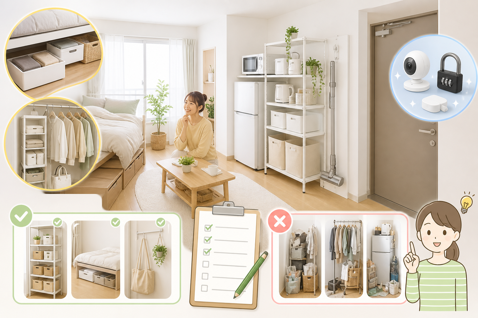 なぜ狭い部屋は片づかないのか（主な原因）