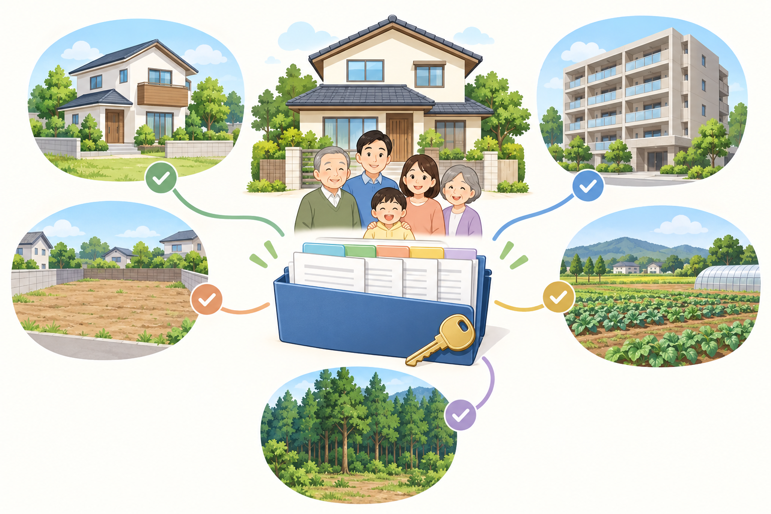手続きが止まる主な原因は「物件・名義・合意」の不一致