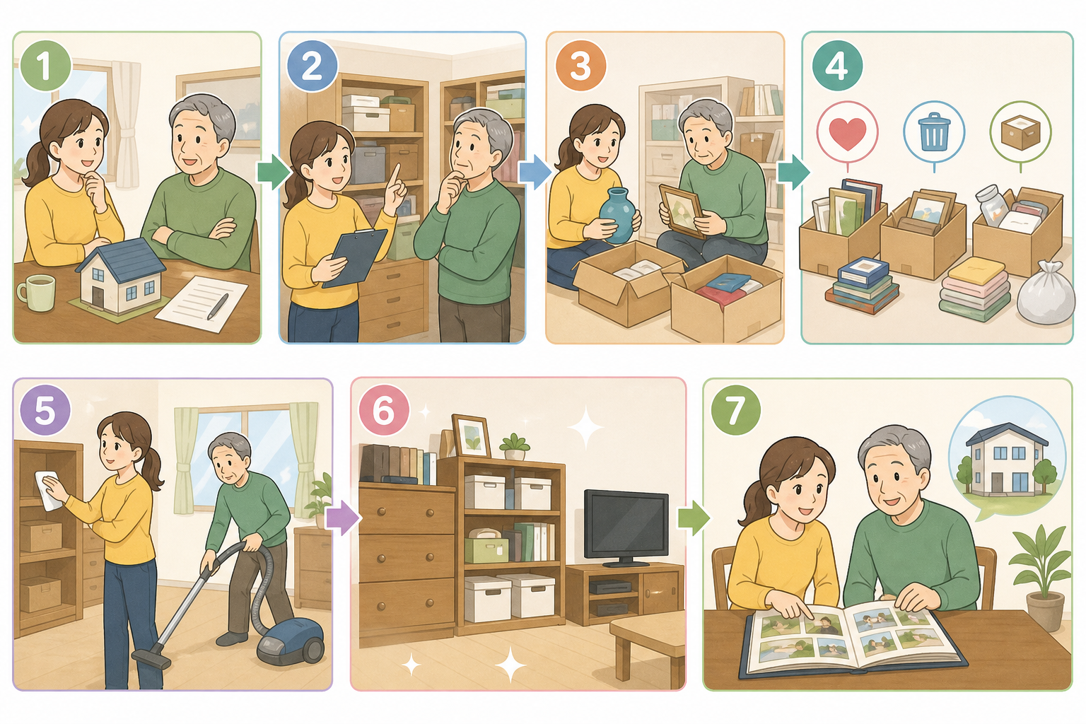 そもそも実家の片付けとは|自宅の片付けとの違い