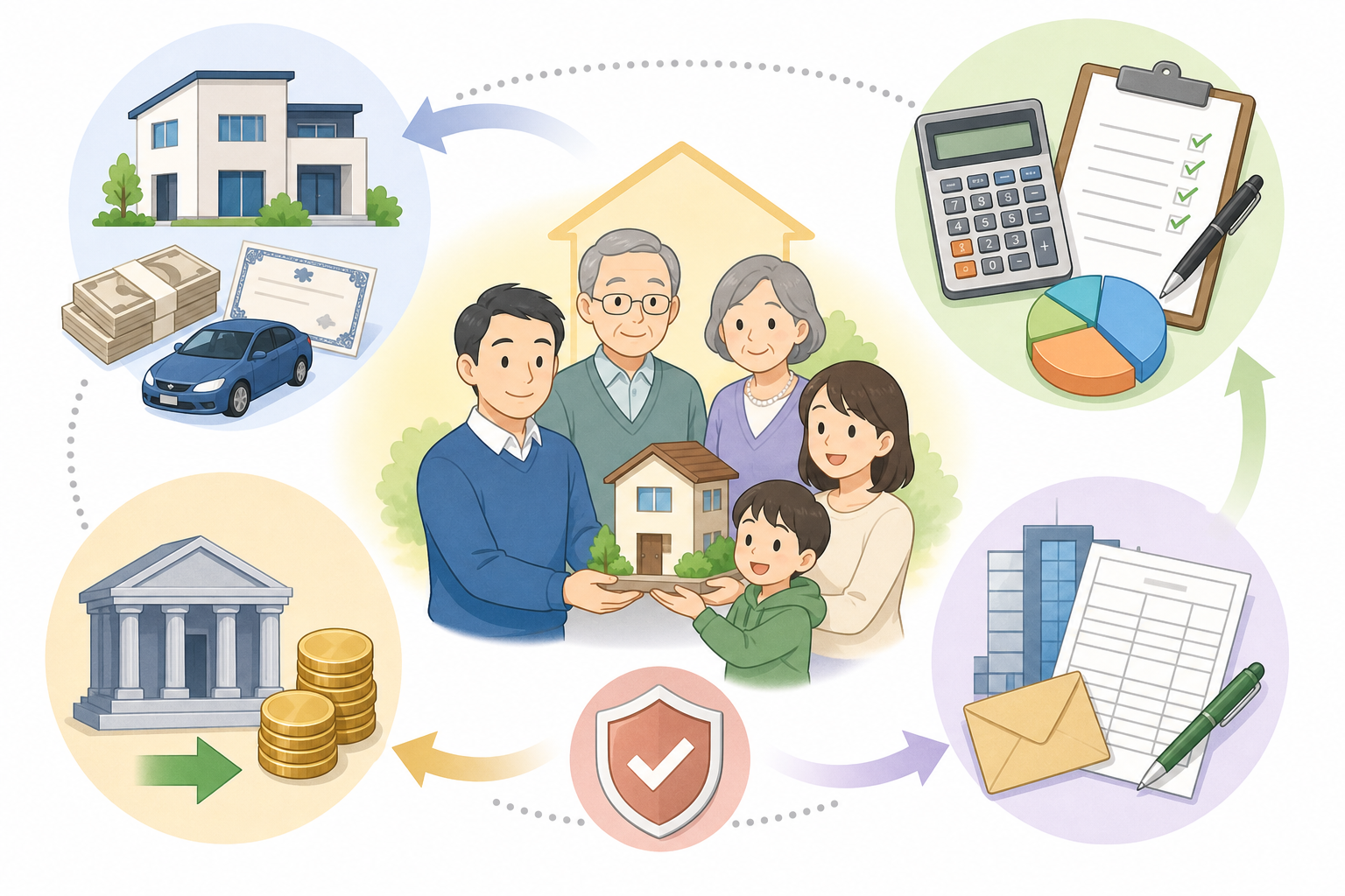 相続税の仕組みをもう少し詳しく|計算は3ステップ