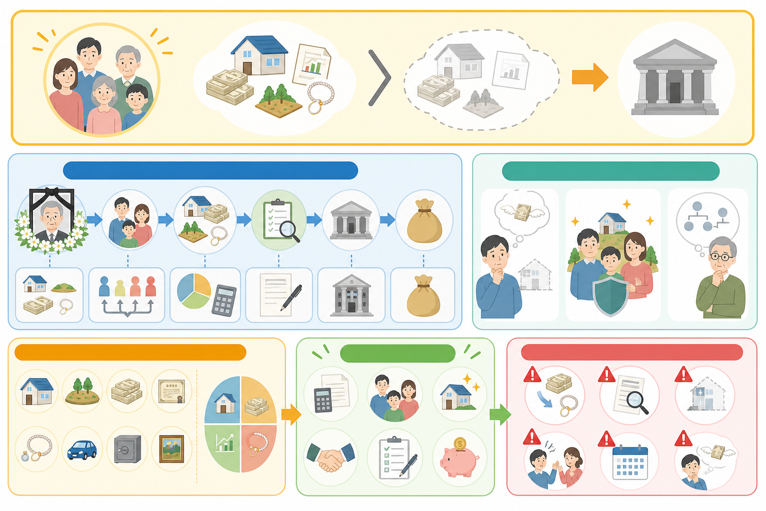 【3分でわかる】相続税とは？仕組み・計算と申告で損しない人の特徴の図解