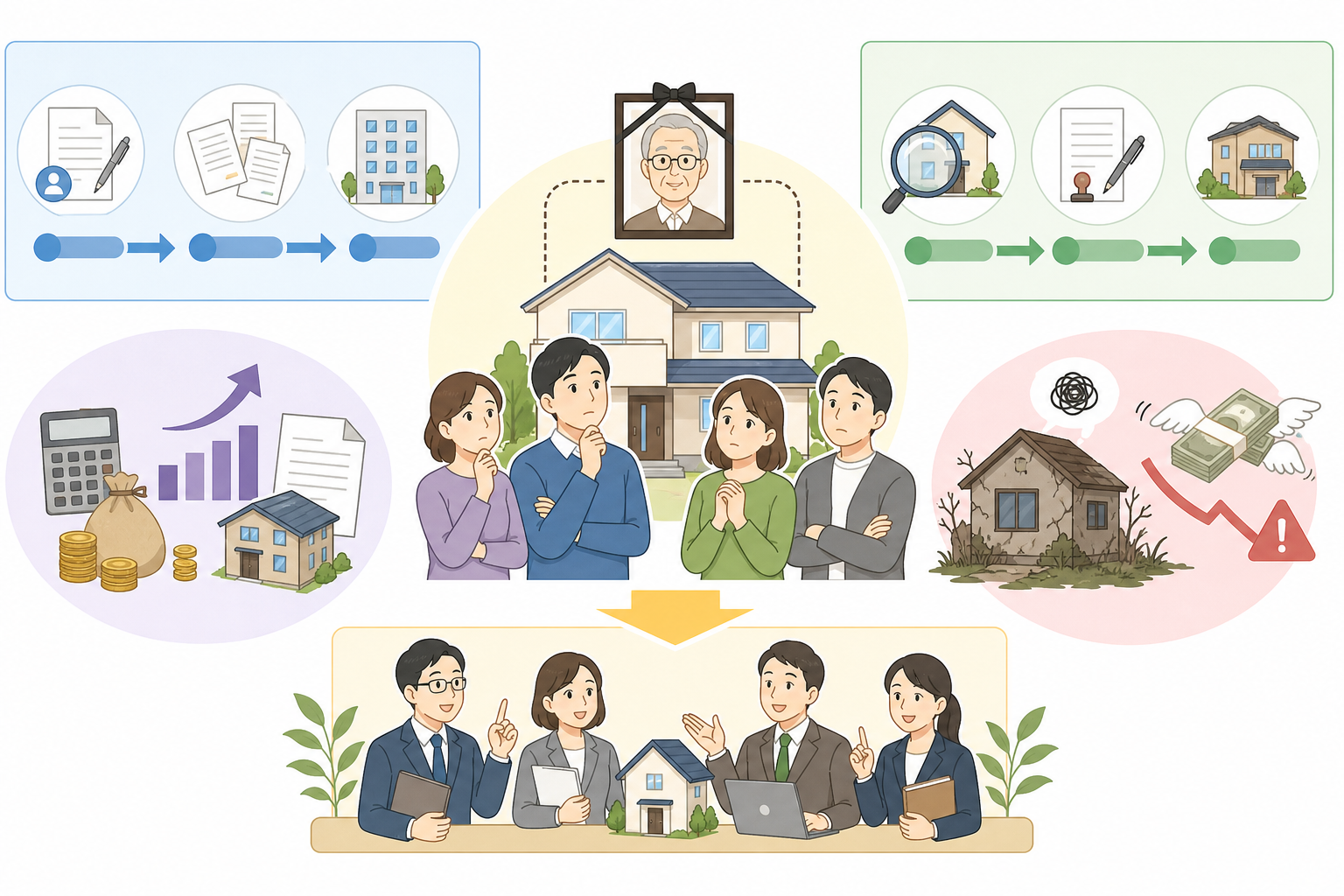 不動産相続の仕組みをもう少し詳しく