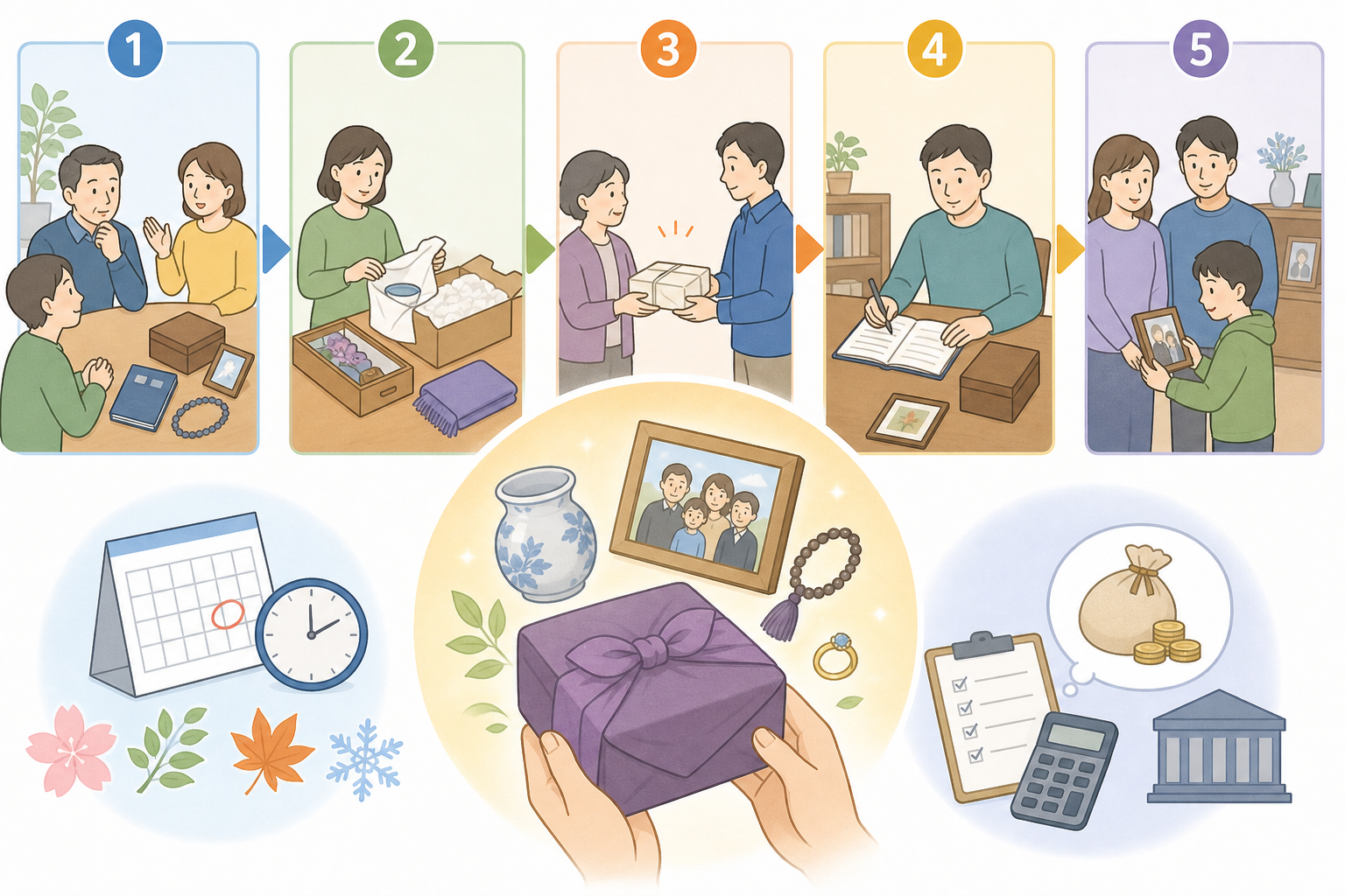 そもそも形見分けとは?意味と由来