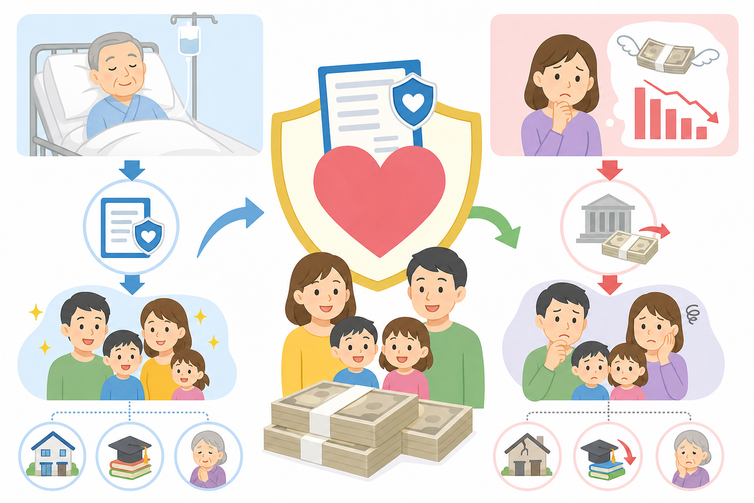 仕組みをもう少し詳しく|「みなし相続財産」と非課税枠の計算