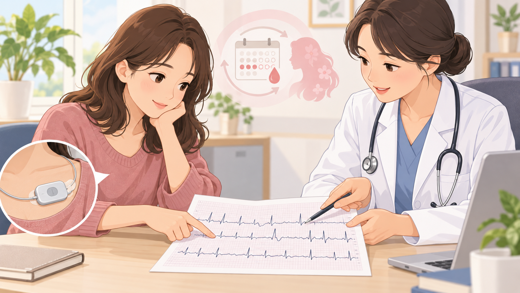 症状がない時間の期外収縮は、普段の脈飛びを説明する？