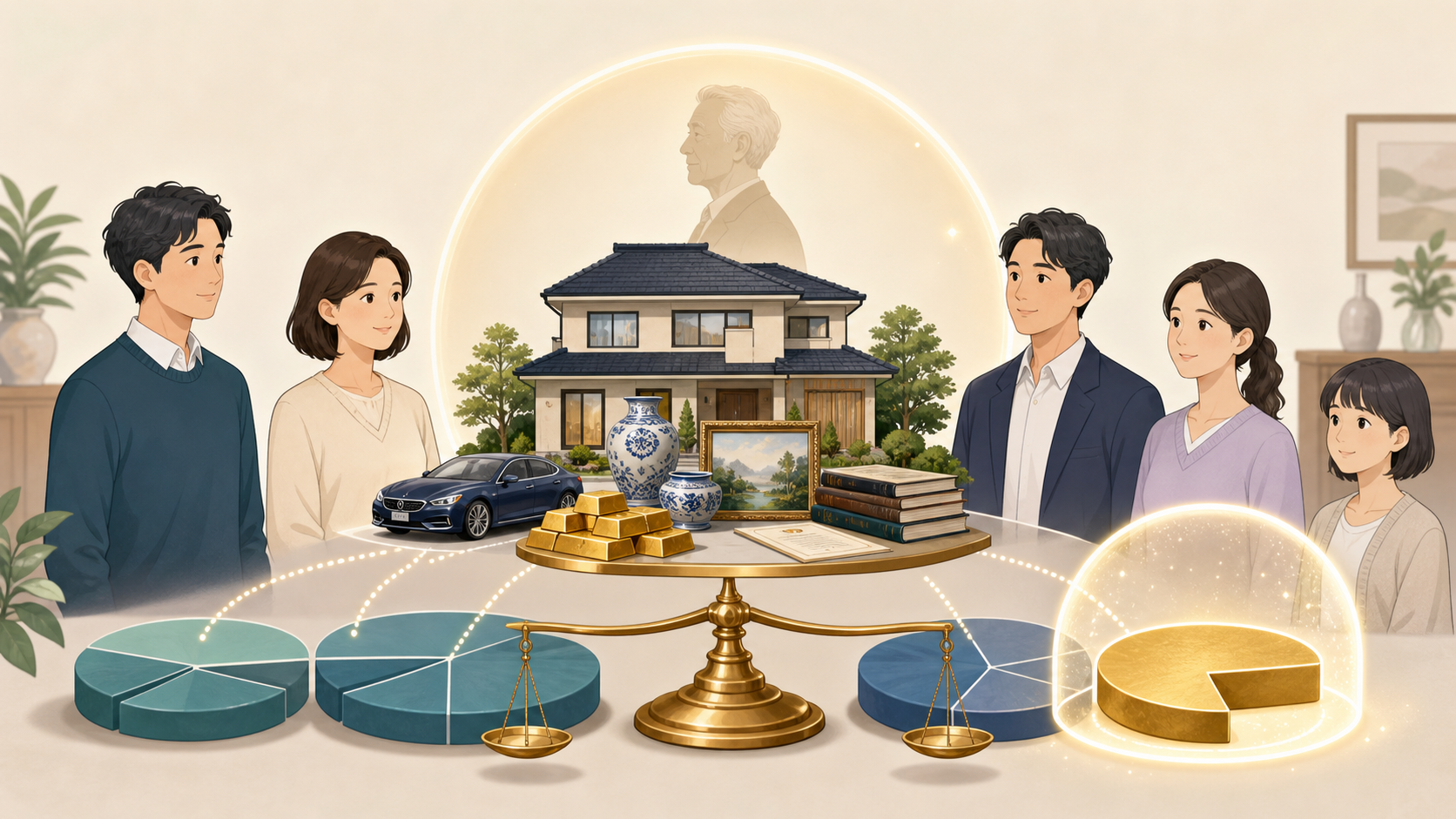 遺留分の割合はどう計算する？
