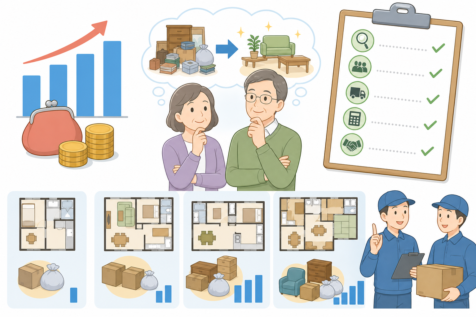 遺品整理の相場と何が違う？生前整理には「安くできる構造」がある