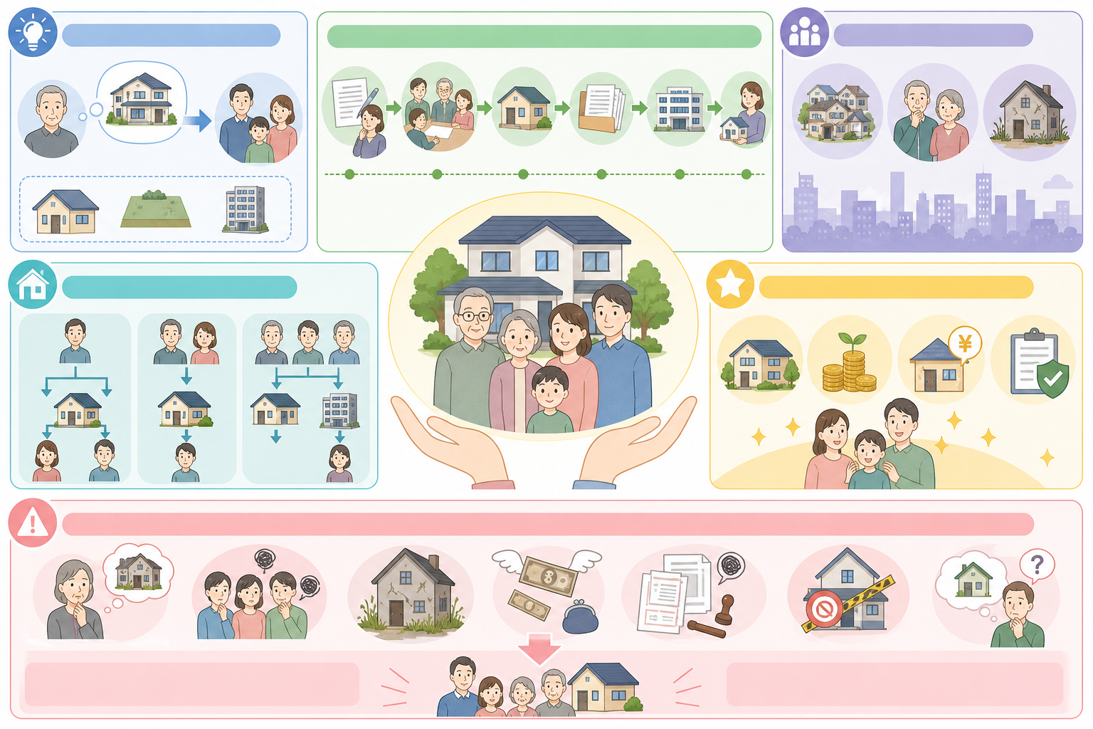 不動産相続とは？流れ・期限・税金・登記義務化を3分で解説の図解