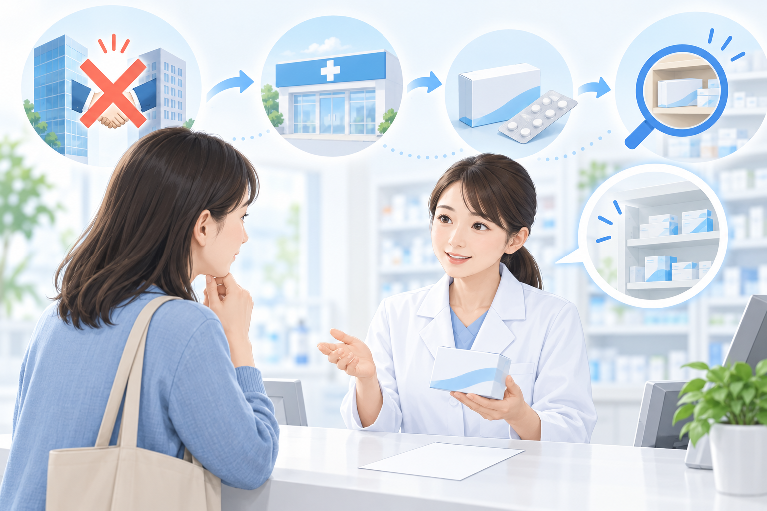 塩野義との契約終了で、患者にとって何が変わる?