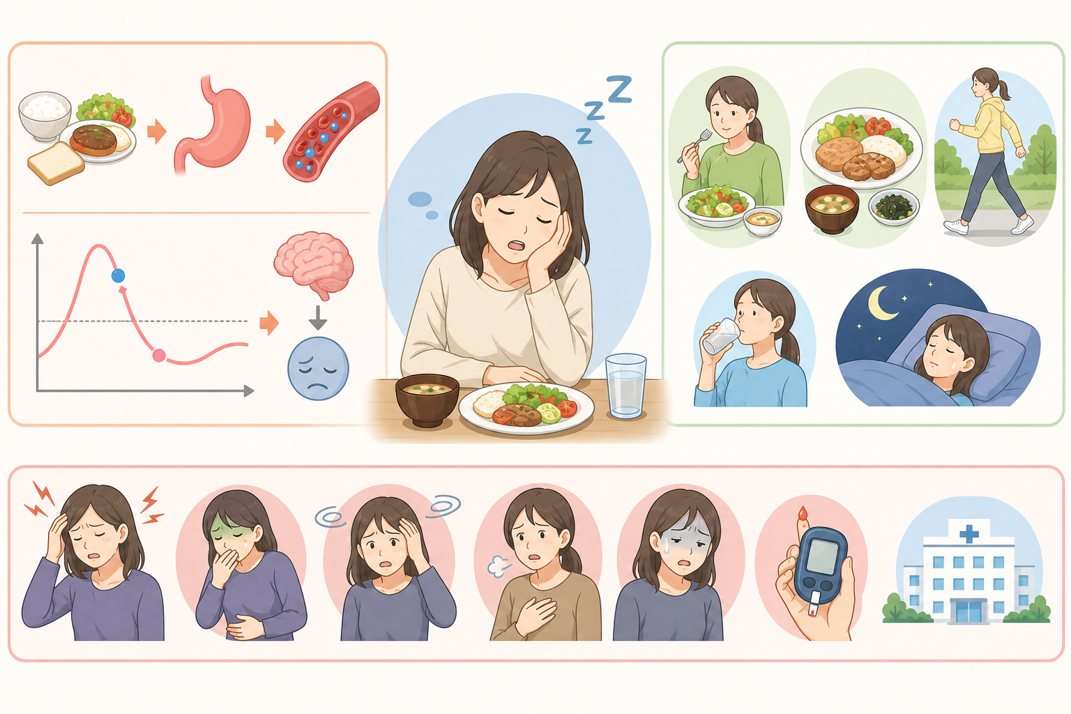 結論:食後のひどい眠気にまず何をすべきか