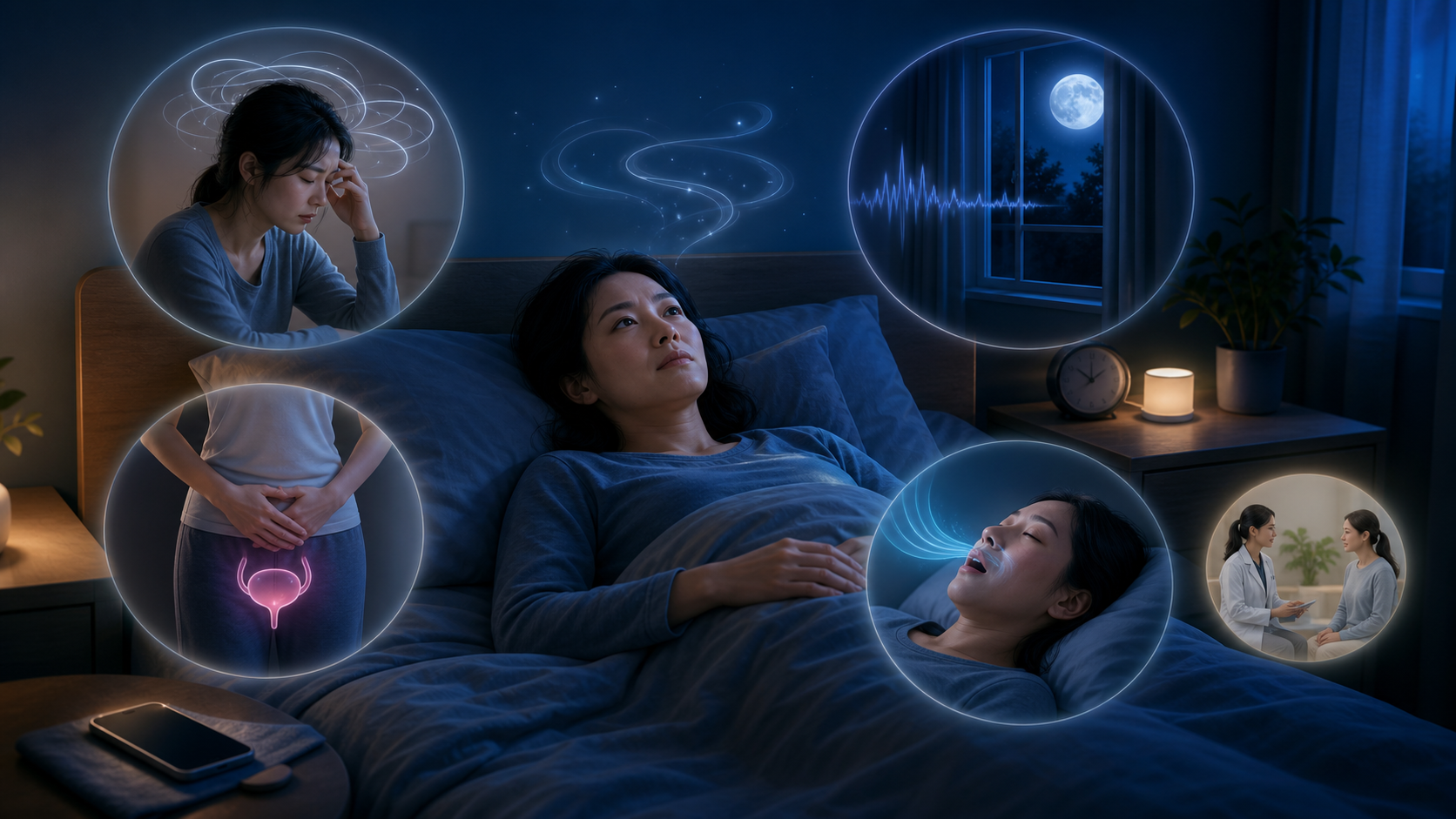 なぜ夜中に目が覚めるのか？主な原因を深掘り