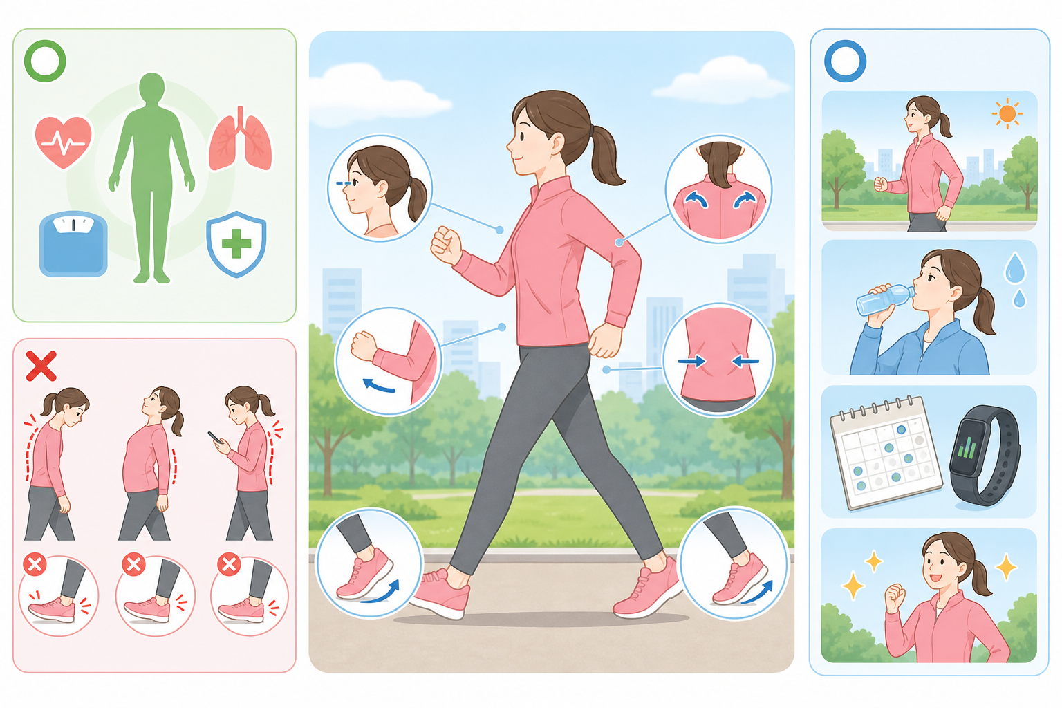 ウォーキングで期待できる主な効果と、その仕組みを深掘り