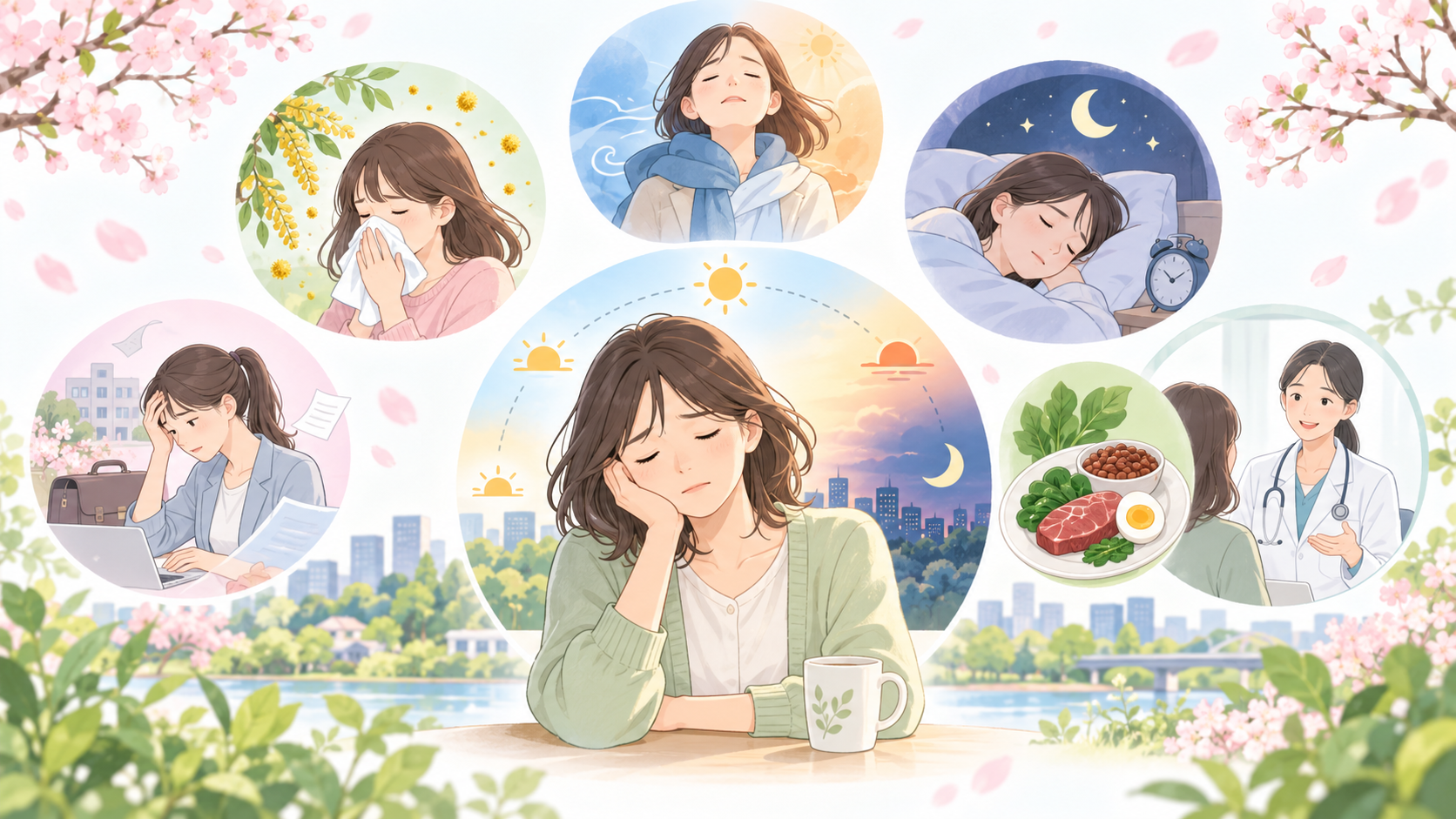 春 だるい 原因は?主な5つの原因を深掘り