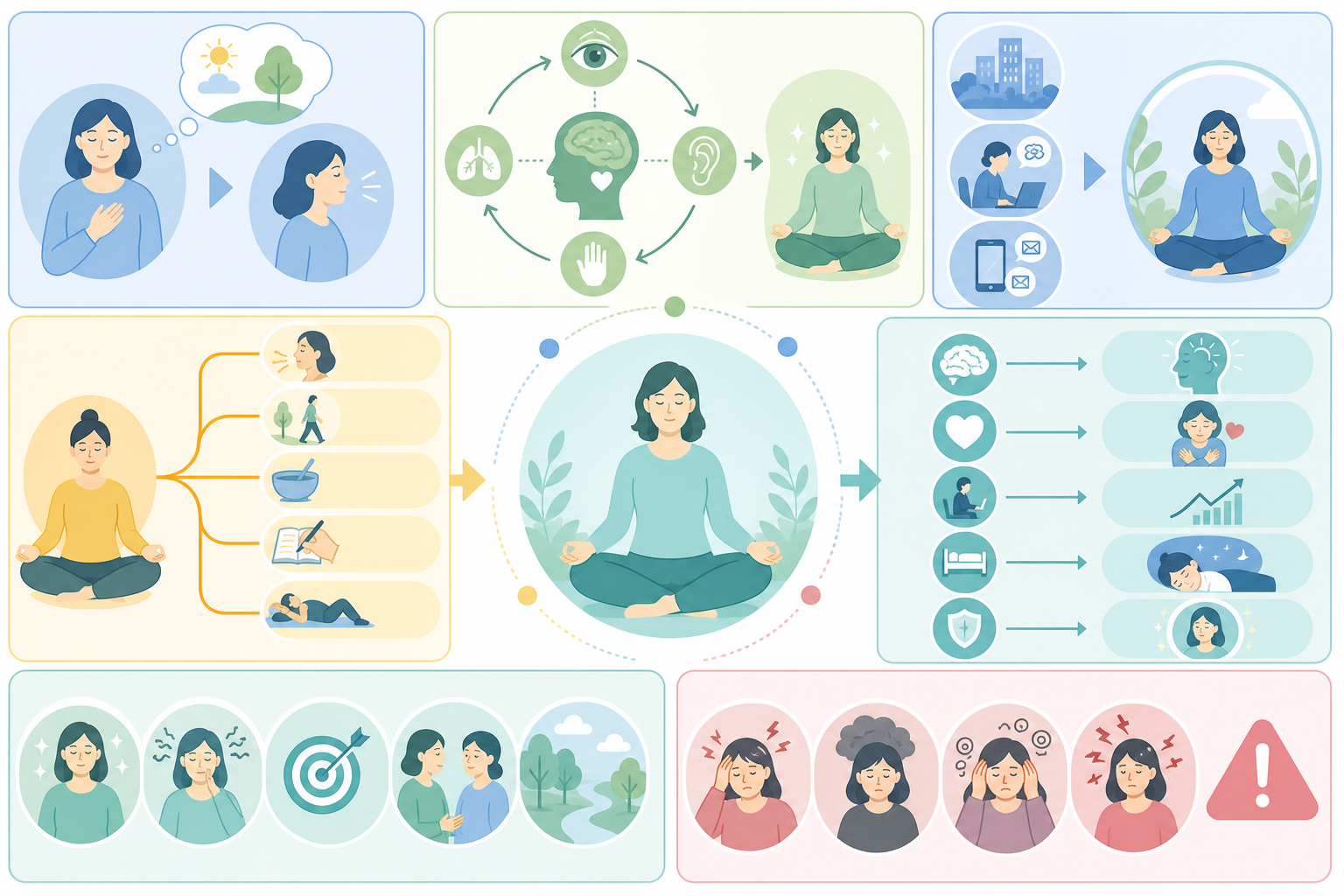 マインドフルネスとは？意味と効果・正しいやり方・向かない人まで解説の図解