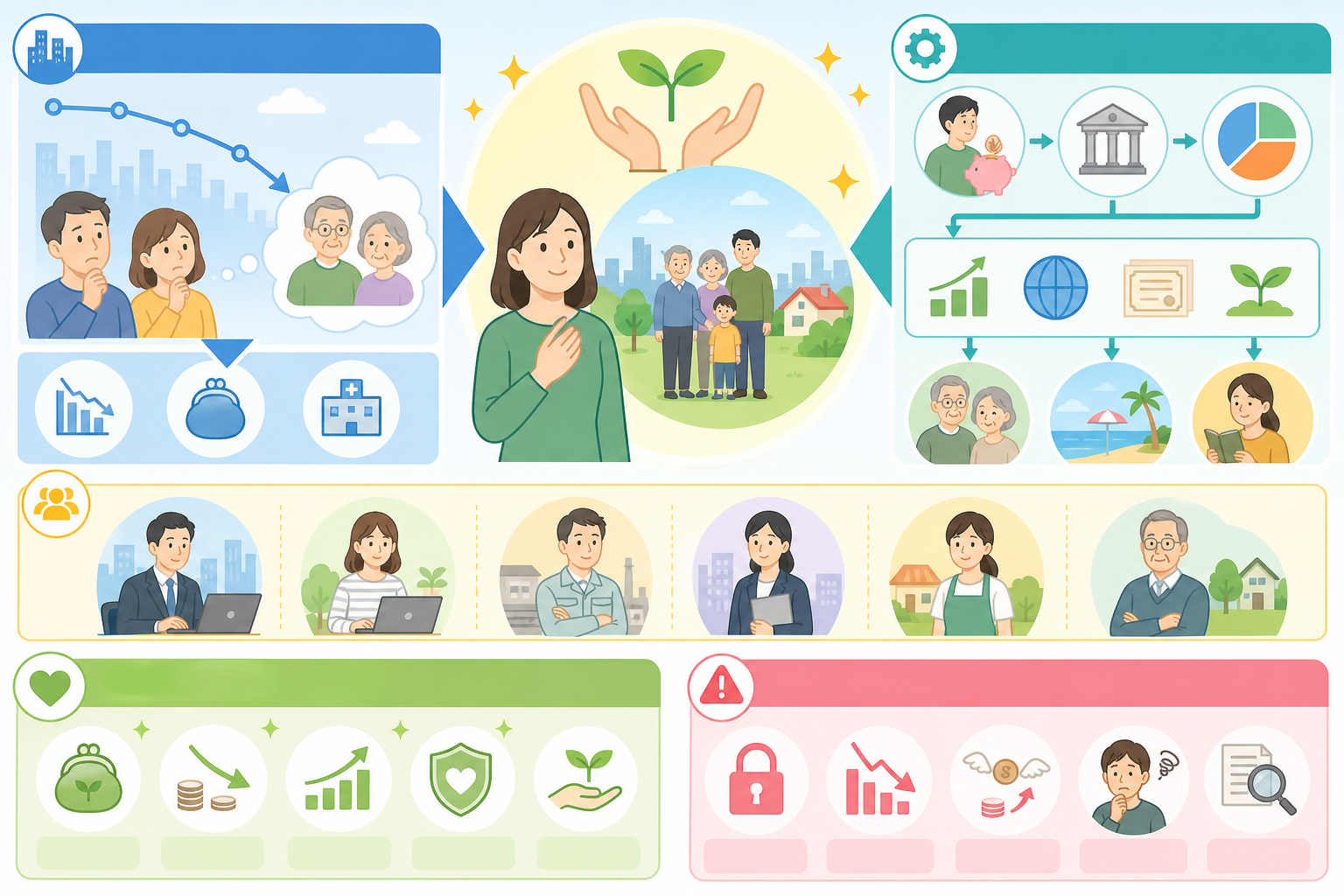 iDeCoとは？初心者向けに仕組みとメリットを解説｜後悔しない始め方の図解